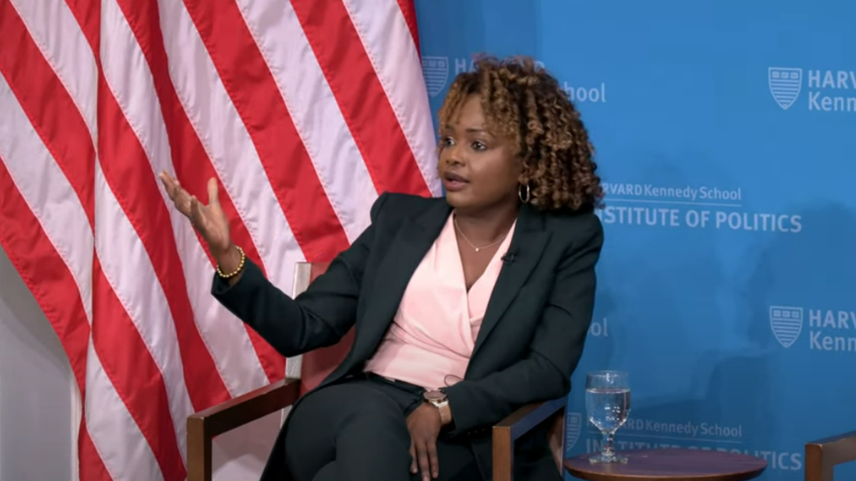 Karine Jean-Pierre, Joe Biden, 2024 election, Democratic Party, debate performance, political criticism, firing squad, leadership challenge, Ben Labolt, Institute of Politics, Harvard University, Donald Trump, second term, red wave, democracy, media and culture, political analysis
