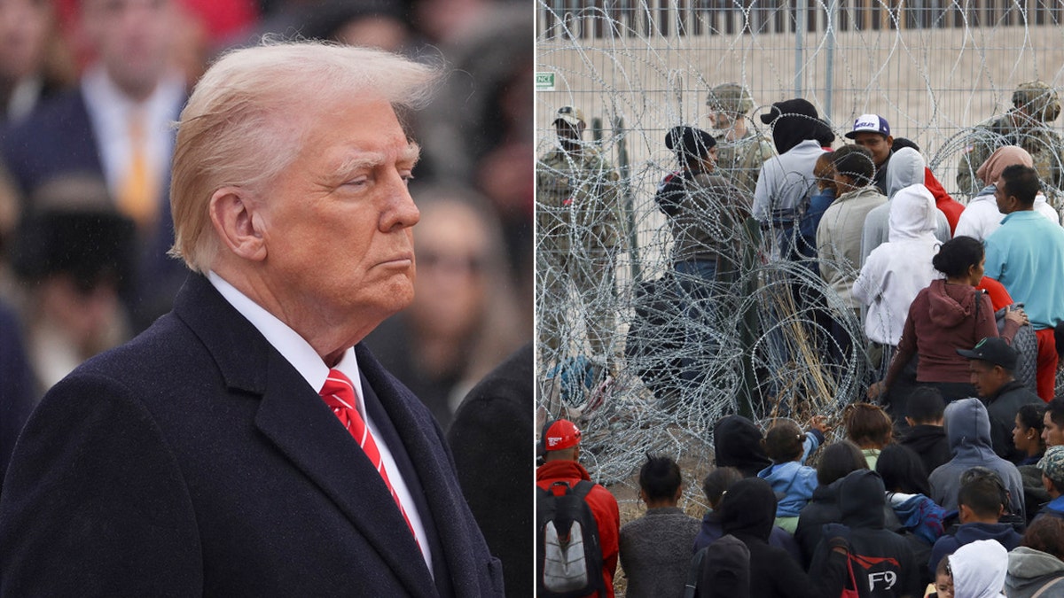 Donald Trump, immigration, border security, illegal immigrants, U.S. Customs and Border Patrol, CBP, Biden administration, border policies, apprehensions, removals, ICE, DHS, executive orders, national emergency, sanctuary cities, migrant programs, border wall, deportation
