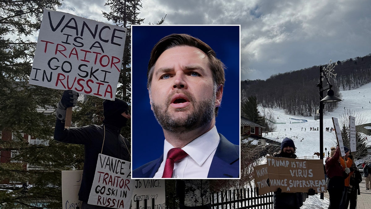 JD Vance, Volodymyr Zelenskyy, Sugarbush Resort, Vermont, protest, Ukraine, Donald Trump, mineral rights deal, White House, US-Ukraine relations, rare earth minerals, Ohio senator

