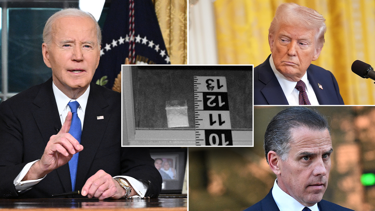 Donald Trump, Joe Biden, Hunter Biden, White House cocaine, Secret Service investigation, Camp David, Karine Jean-Pierre, substance abuse, drug investigation, political news, 2023 cocaine incident, White House West Wing, fingerprint evidence, Hunter Biden memoir, Ben Domenech interview
