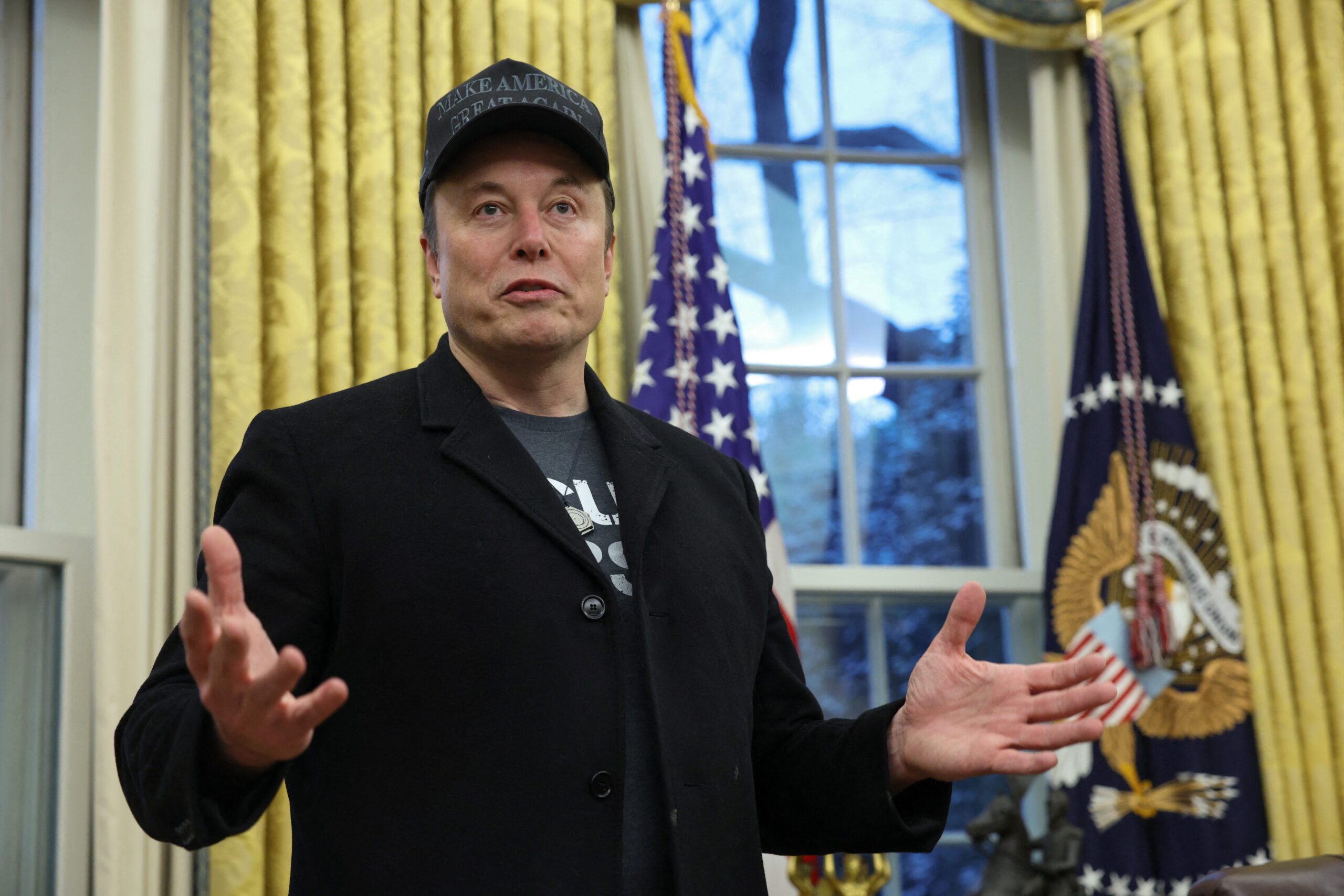 Trump administration, Elon Musk, Department of Government Efficiency, DOGE, federal employees, government layoffs, federal workforce, U.S. Office of Personnel Management, OPM, government efficiency, federal staffing, government spending, agency cuts, Internal Revenue Service, IRS, Social Security Administration, U.S. General Services Administration, GSA, 18F, government technology, government websites, government accountability, classified information, national security, Pete Hegseth, Pentagon, State Department, Justice Department, Homeland Security, Democratic lawmakers, labor unions, lawsuits, Constitution, Senate confirmation, Tesla, SpaceX, Humerya Pamuk, Tim Reid, Rafael Satter, Jasper Ward, Marisa Taylor, Sarah N. Lynch, Ned Parker, James Oliphant, Franklin Paul, Marguerita Choy
