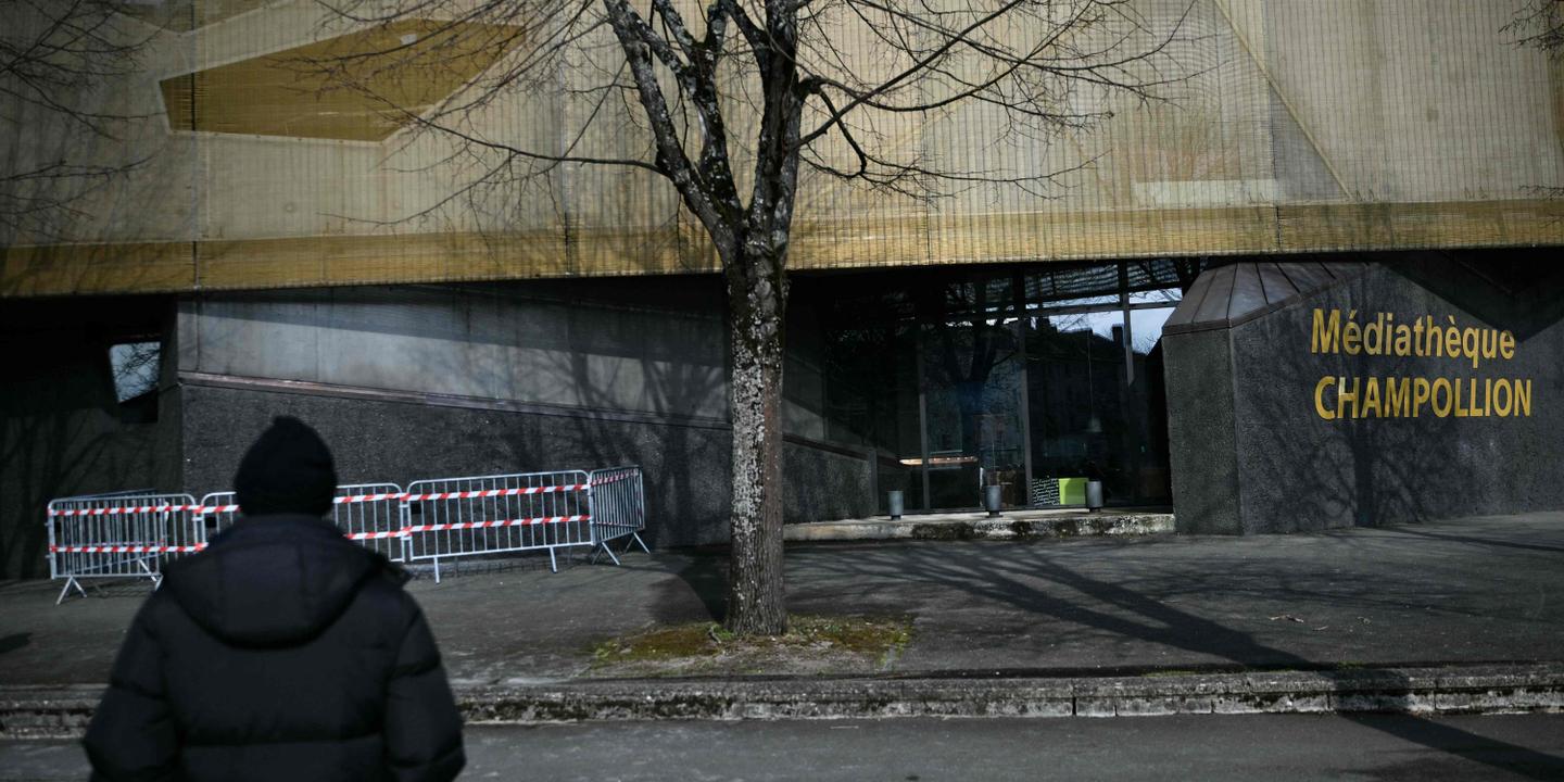 Dijon, fire, médiathèque Champollion, Grésilles, arson, library, cultural center, Côte-d'Or, Nathalie Koenders, Paul Mourier, crime, public building, investigation
