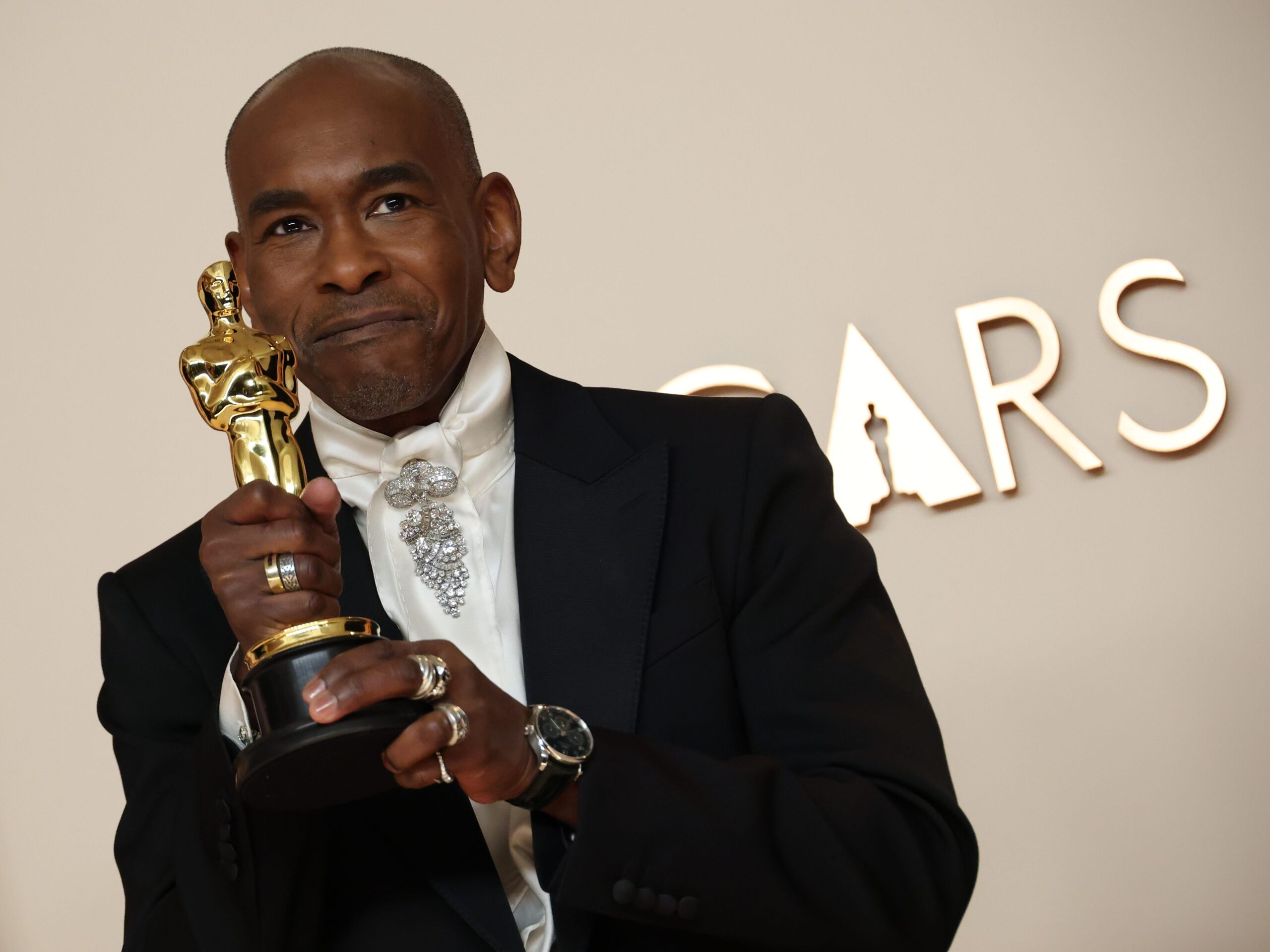 Paul Tazewell, Wicked, costume design, Oscars, Academy Awards, Black man, history, Elphaba, Glinda, Bowen Yang, Cynthia Erivo, Ariana Grande, Ruth E. Carter, Black Panther, West Side Story, Hamilton, Harriet, film, movies, fashion, awards, entertainment.
