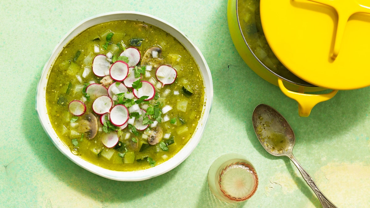 soup recipes, healthy soup recipes, vegan soup recipes, winter soup recipes, easy soup recipes, chicken noodle soup, lentil soup, pozole recipe, black bean soup, plant-based recipes, dietitian-approved soups, soup for cold days, comfort food recipes, chef recipes, nutritious soups, healthy eating, food and drink

