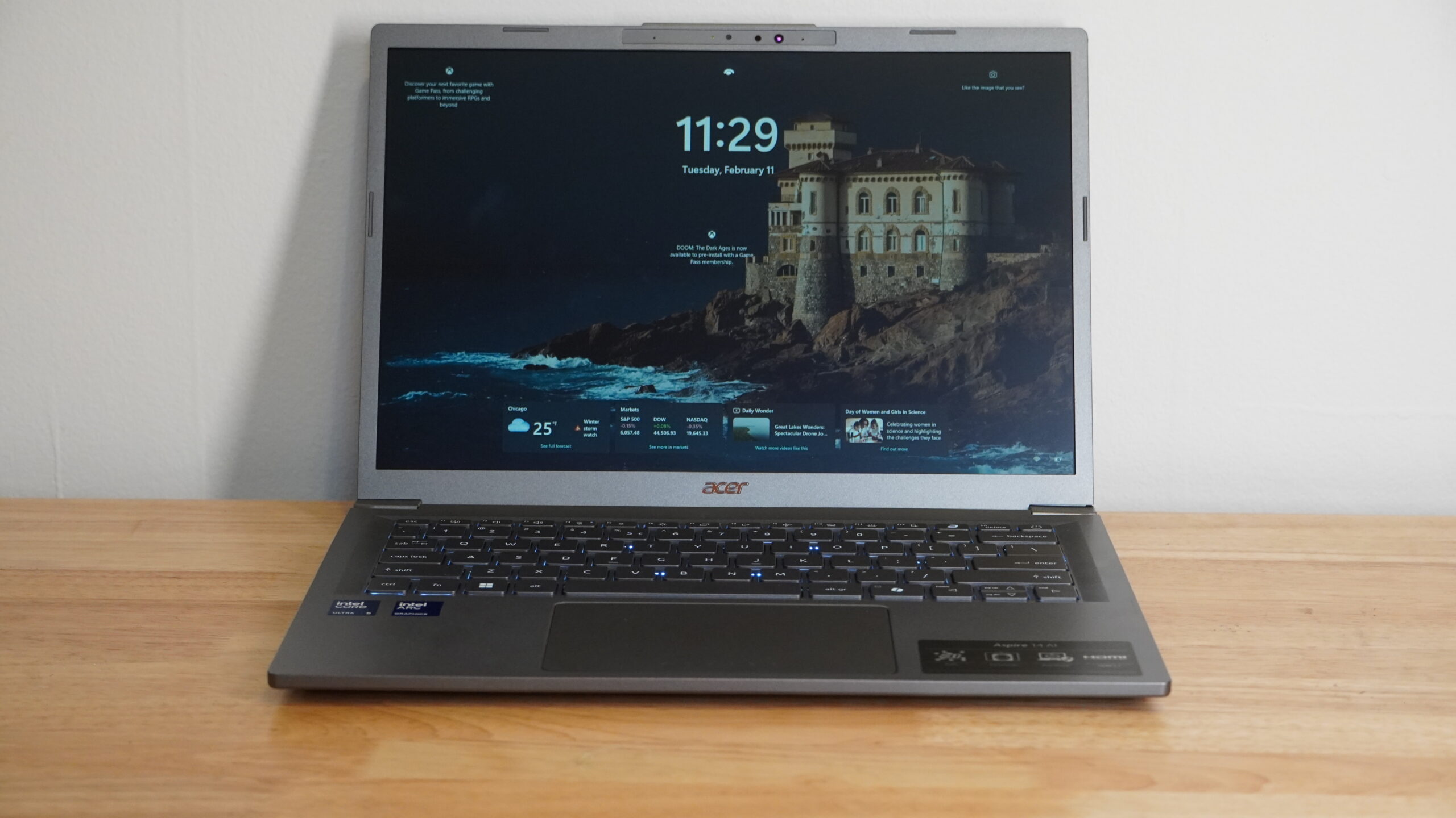 Acer Aspire 14 AI, laptop review, budget laptop, Copilot+ laptop, Intel Core Ultra 5 226V, 16GB RAM, 1TB SSD, $699 laptop, Acer laptop, value laptop, productivity laptop, utilitarian laptop, display review, keyboard review, performance review, battery life, Windows laptop
