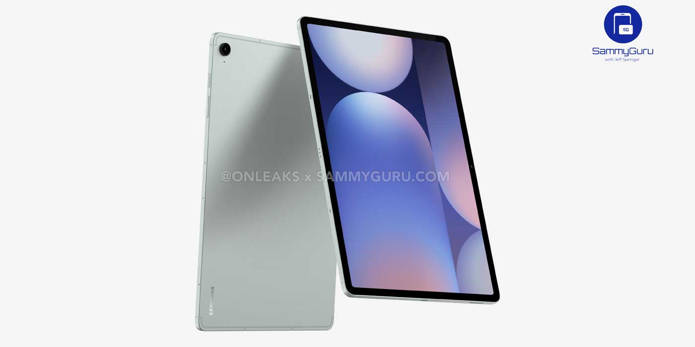 Samsung Galaxy Tab S10 FE, Galaxy Tab S10 FE+, Android tablet, budget tablet, affordable tablet, tablet specs, tablet rumors, Exynos 1580, IP68 certification, metal build, 10.9-inch display, 13.1-inch display, 8GB RAM, 12GB RAM, 128GB storage, 256GB storage, 13MP camera, 8000mAh battery, 10090mAh battery, 45W charging, CAD renders, SammyGuru, tablet design, MWC releases, tablet news, tablet leaks, Samsung tablet
