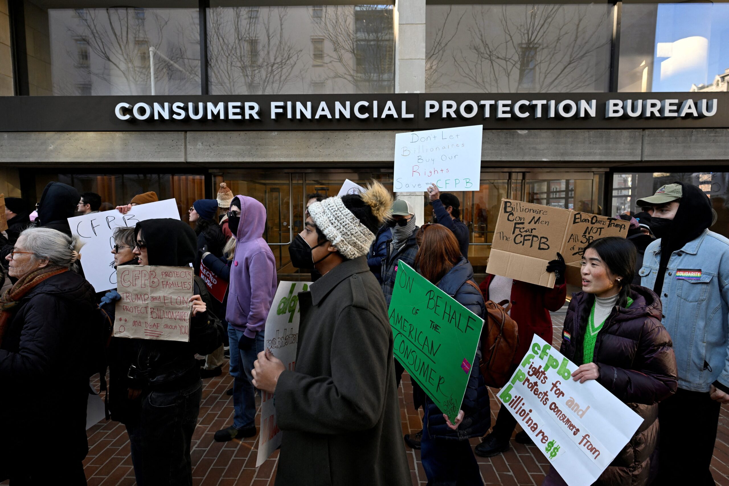 CFPB, Consumer Financial Protection Bureau, Navient, student loans, borrower compensation, restitution, Trump administration, Russ Vought, Block, Cash App, TD Bank, Honda, consumer redress, civil penalty fund, Bates White, Elon Musk's Department of Government Efficiency, Mike Pierce, Student Borrower Protection Center, legal settlement, financial services, corporate misconduct, consumer protection.
