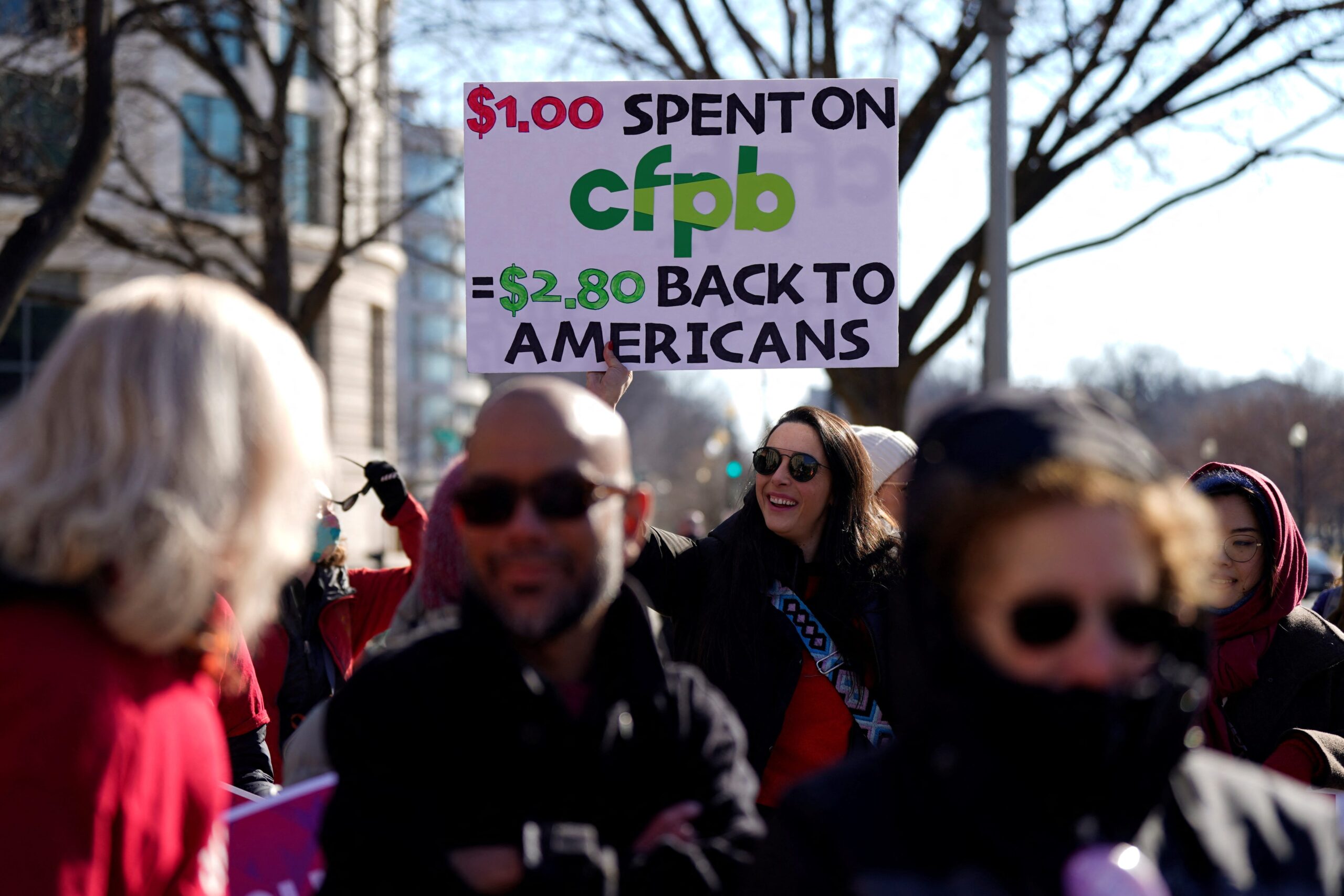 CFPB, Consumer Financial Protection Bureau, supervision, examination, financial companies, Cassandra Huggins, Mark Paoletta, Russell Vought, court, lawsuit, Trump administration, consumer protection, U.S. District Judge Amy Berman Jackson, Adam Martinez, consumer complaints, financial institutions, non-bank financial institutions, consumer financial law, consumer advocacy organizations
