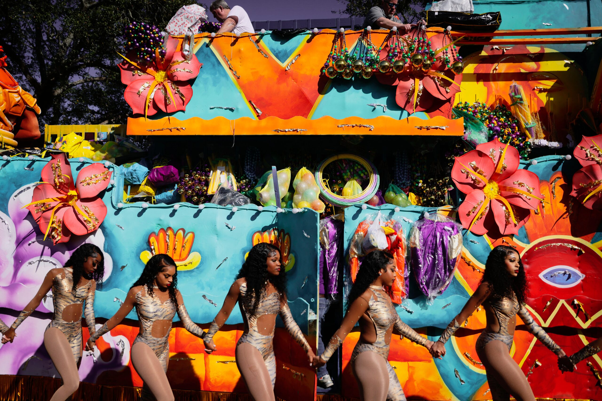 Mardi Gras, Fat Tuesday, New Orleans, Carnival, Carnaval, parades, Louisiana, Christian, Lenten season, Ash Wednesday, Mardi Gras New Orleans, Gabe Hauari, USA TODAY
