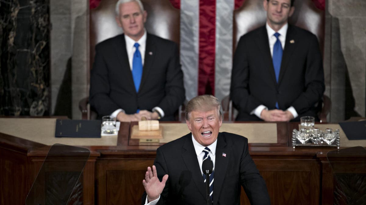 Donald Trump, Congressional Address, 2017, 2024, 250th Anniversary, America, Economy, Immigration, DEI, Inflation, Executive Orders, Volodymyr Zelenskyy, Fox News, Tevi Troy, Politics, American Spirit, Jewish Community Centers, Paul Ryan, Mike Pence
