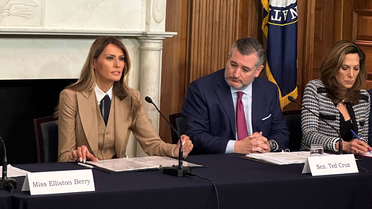 Melania Trump, Take It Down Act, revenge porn, deepfakes, AI-generated images, online safety, child exploitation, non-consensual imagery, internet abuse, Ted Cruz, Amy Klobuchar, Congress, legislation, social media, Big Tech, minors, Elliston Berry, Francesca Mani, Breeze Liu, Brandon Guffey, sextortion, House of Representatives, Senate, bipartisan support, Ro Khanna, Mike Johnson, Lisa McClain, Maria Salazar, Madeleine Dean, digital forgeries, penalties, prison, victims' rights, cybercrime, cyberbullying, digital privacy, White House, Easter Egg Roll, Be Best initiative, public tour