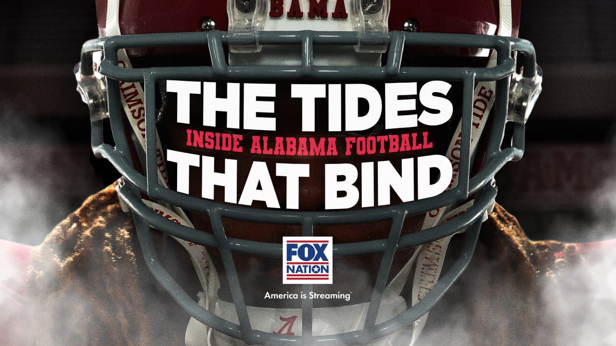 Alabama Crimson Tide, football, faith, family, The Tides That Bind, Fox Nation, Caleb Castille, Jeremiah Castille, college football, team chaplain, Coach Bryant, Coach Saban, men in society, values, sports show, behind the scenes
