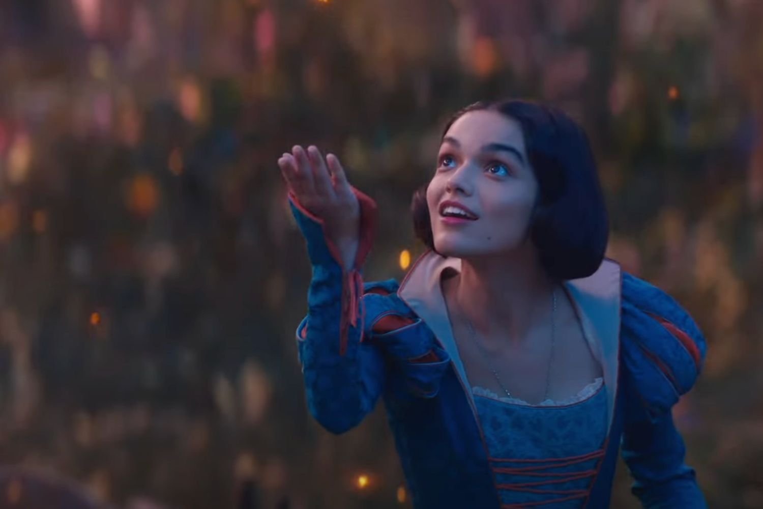 Snow White, Rachel Zegler, Waiting on a Wish, Disney, live-action adaptation, Marc Webb, Gal Gadot, The Greatest Showman, Benj Pasek, Justin Paul, new song, movie trailer, cottage-core fantasy, romance, musical, first look, release date, March 21
