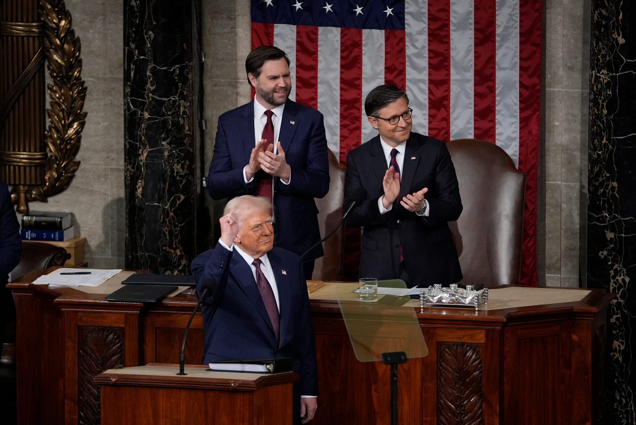 Donald Trump, Congressional Address, Second Term, Economy, Tariffs, Diversity, Equity, Inclusion, Foreign Aid, Federal Hiring, Lies, Misinformation, Social Security, Joe Biden, Republican, Democrat, Al Green, USA TODAY, Opinion, Survey, Public Opinion
