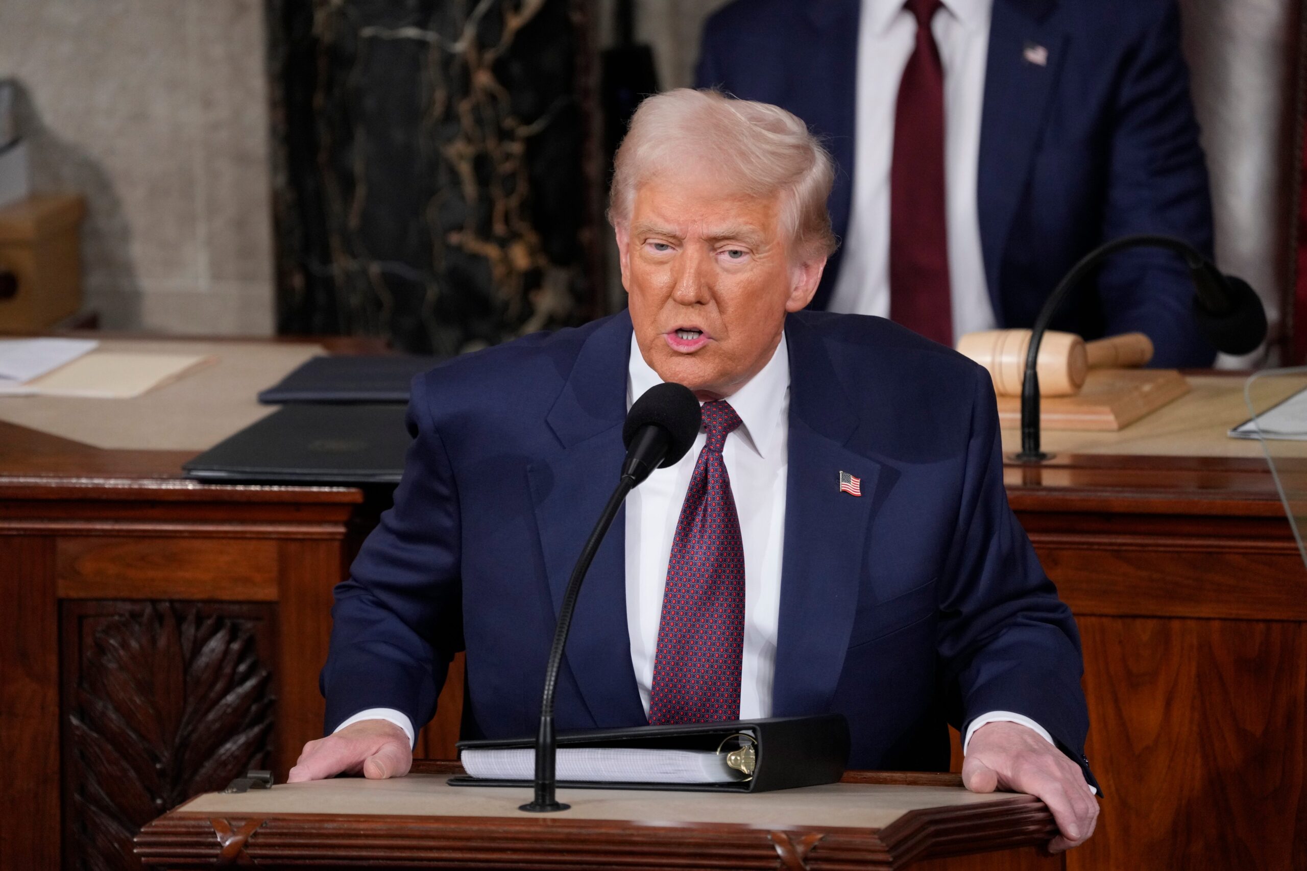 Donald Trump, Congress, joint address, speech, Democrats, Al Green, border security, immigration, Laken Riley, economy, inflation, tariffs, trade, DEI, women's sports, gender identity, Payton McNabb, Elissa Slotkin, rebuttal, identity politics, politics, news, opinion
