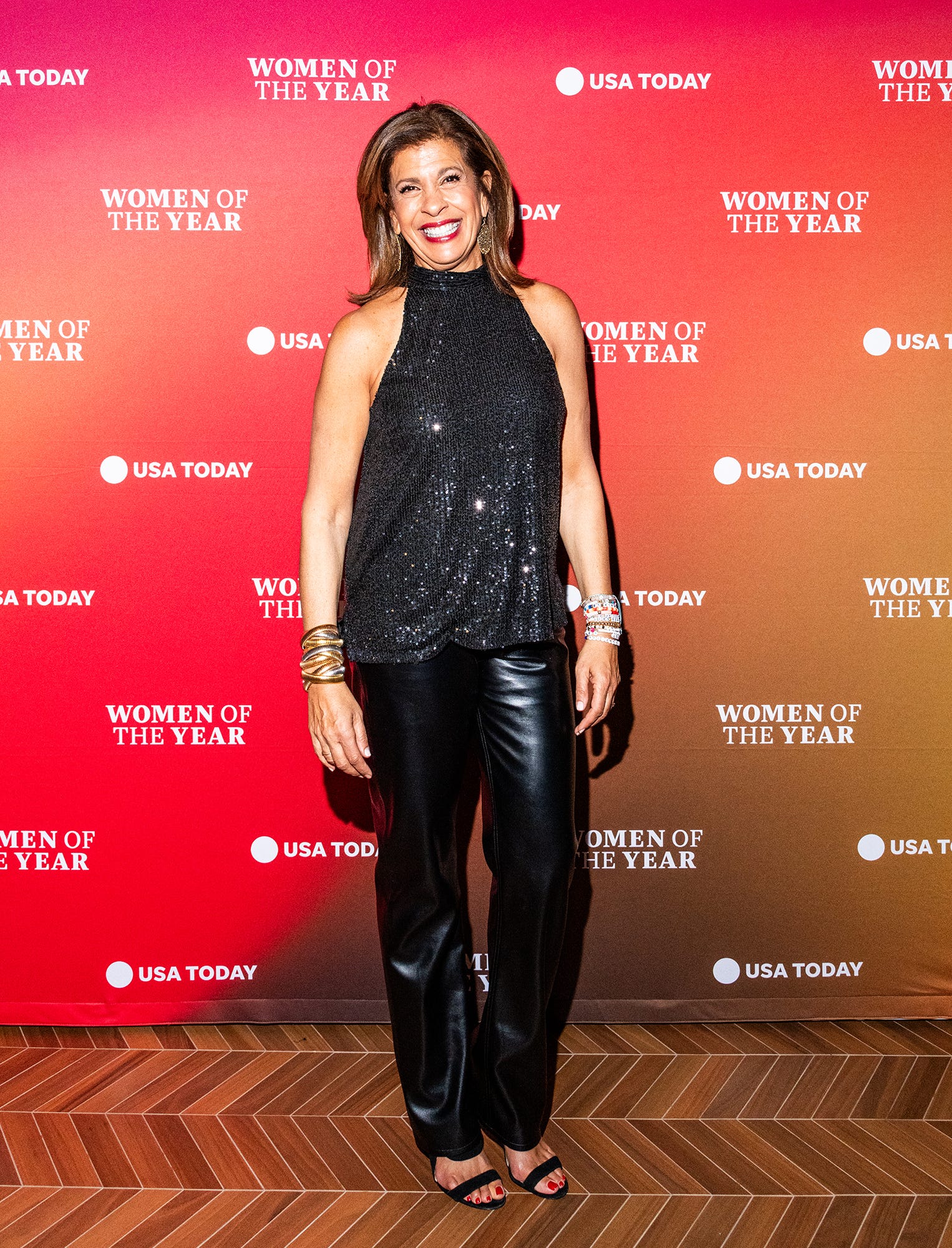 Women of the Year, USA TODAY, Hoda Kotb, Barclays Center, Ilona Maher, Kellie Gerardi, Priscilla Almodovar, Scout Bassett, Jonquel Jones, Angela F. Williams, Gayle King, Women's Sports, Women's Achievements, Female Leaders, Women's Empowerment, Inspiration, Role Models, Changemakers, Women in Sports, Women in Science, Businesswomen, Entrepreneurs, Journalists, Athletes, Olympic Medalist, Body-Positive Activist, Astronaut, WNBA, Paralympian, CEO, Non-profit, Breast Cancer Advocate, Wellness App, IVF, Miscarriage, Women's Health, Representation, Studio 9, Women's Basketball, Women's Soccer, Women's Football, Fannie Mae, United Way

