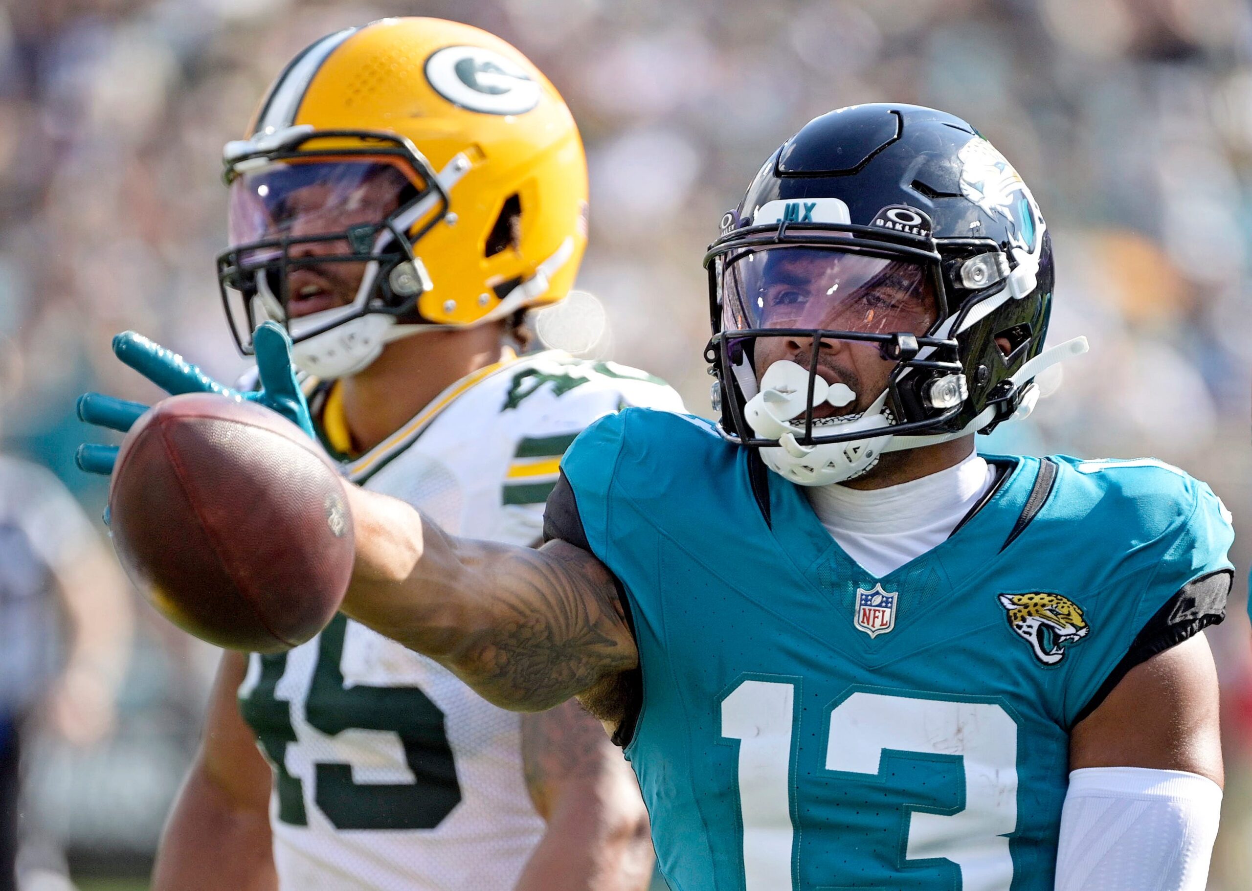 Christian Kirk, Jacksonville Jaguars, NFL, wide receiver, free agency, salary cap, Tyler Lockett, Tyreek Hill, Davante Adams, A.J. Brown, Brian Thomas Jr., Gabe Davis, contract, release, injury, football
