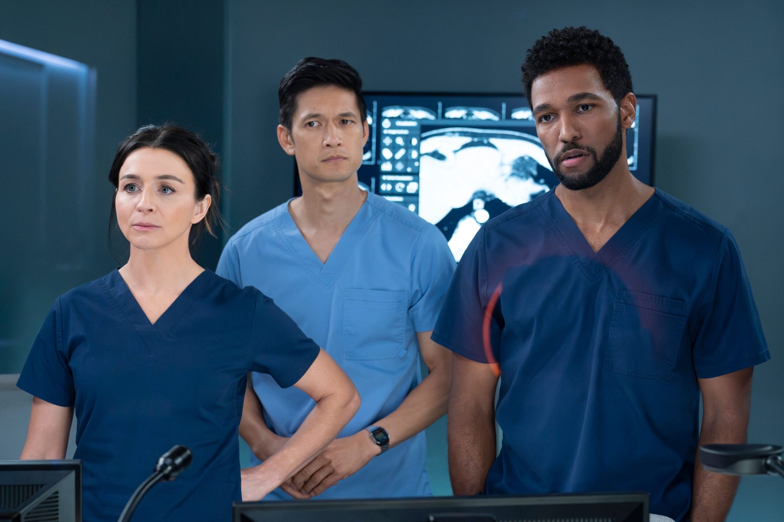 Grey's Anatomy, Season 21, midseason premiere, ABC, Hulu, Netflix, Jo Wilson, Atticus Lincoln, Ben Warren, Owen Hunt, Amelia Shepherd, Winston Ndugu, Meredith Grey, Ellen Pompeo, medical drama, Grey Sloan Memorial Hospital, premiere date, streaming, episodes, writers strike.
