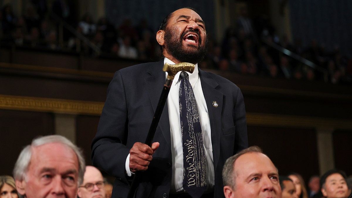 Al Green, censure, House GOP, Donald Trump, Dan Newhouse, Eli Crane, Troy Nehls, House Freedom Caucus, Mike Johnson, resolution, impeachment, joint address, decorum, protest, Republican, Democrat, Congress
