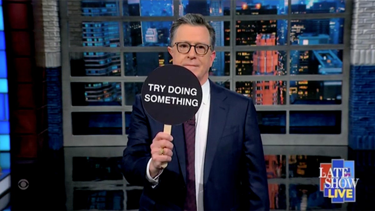 Donald Trump, Democratic Protests, Stephen Colbert, The Late Show, Al Green, Mike Johnson, Elissa Slotkin, Symone Sanders-Townsend, Michael Steele, Political Commentary, Media Analysis, Congressional Address, Political Strategy, MSNBC, Fox News, Political News
