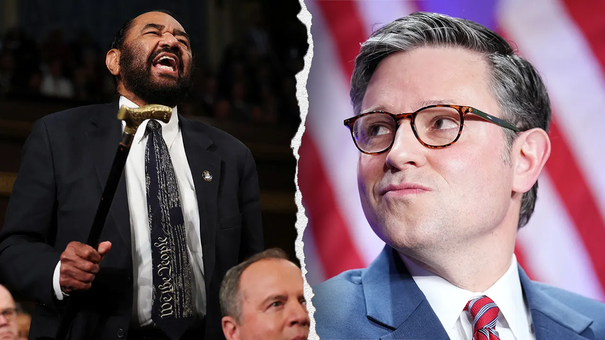 Rep. Al Green, censure resolution, Dan Newhouse, Donald Trump, House Republicans, Mike Johnson, protest, joint address, House Freedom Caucus, Eli Crane, Troy Nehls
