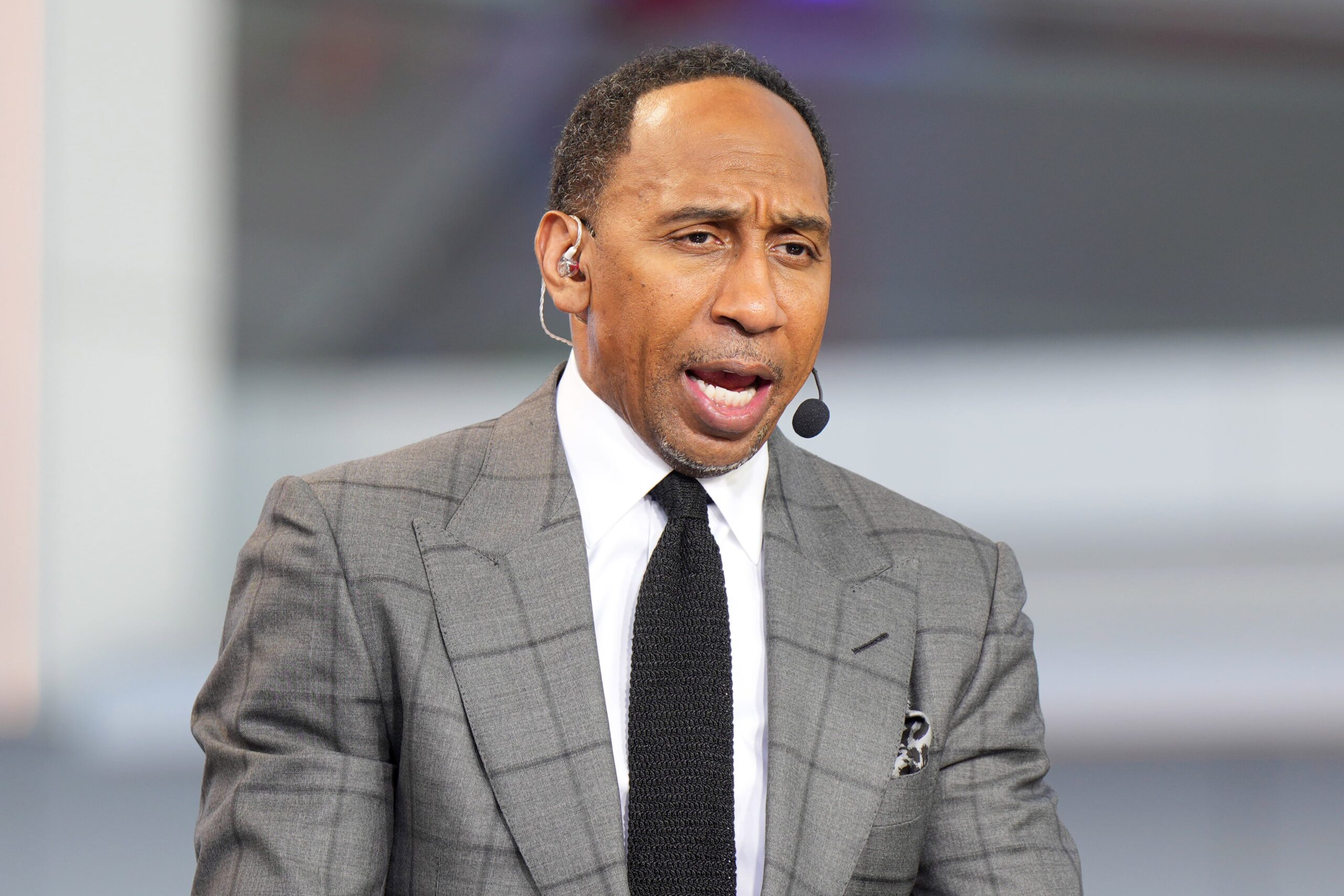 Stephen A. Smith, ESPN, political commentary, contract, First Take, NBA Countdown, Kamala Harris, 2028 election, debate, media personality, sports talk show, political views, The View, Sean Hannity Show, Real Time With Bill Maher
