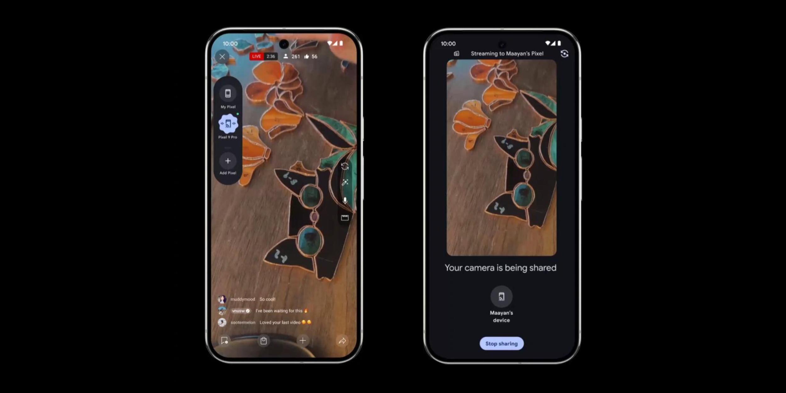 Pixel 9, Connected Cameras, live streaming, camera connection, YouTube, Facebook, Instagram, Snapchat, TikTok, Pixel 6, GoPro 10, Device Connectivity Service, Pixel Camera Services, camera picker, share nearby camera, grant access, camera transfer, audio, Google Account