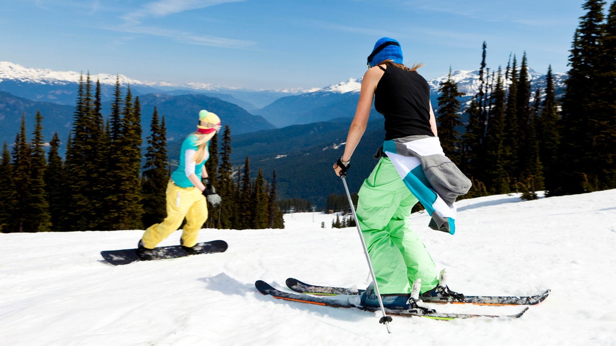 ski gear, spring break, skiing, fleece jacket, down joggers, ski goggles, ski helmet, ski jacket, skis, merino wool socks, ski gloves, ski boots, snowboarding pants, L.L. Bean, The North Face, Backcountry, Eddie Bauer, Amazon, Outdoor Master, Smith, Head, K2, Cotopaxi, Black Diamond Equipment, Gash Hao, ski towns, summer vacation
