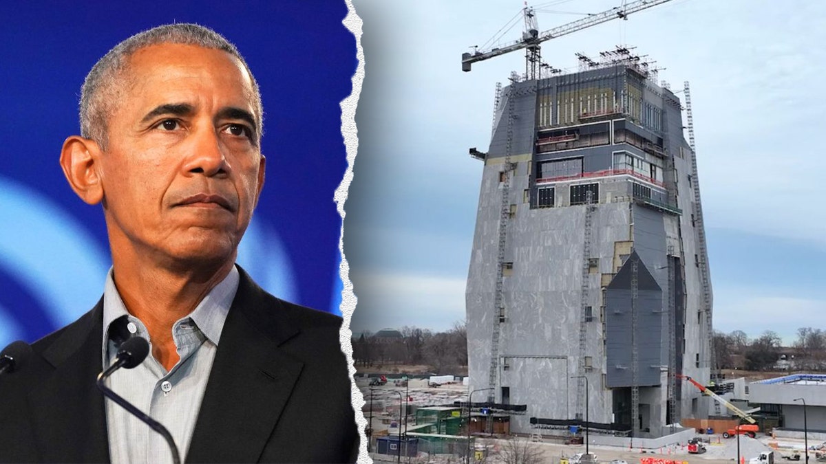 Obama Presidential Center, lawsuit, discrimination, racism, Thornton Tomasetti, II In One Concrete, Robert McGee, DEI, diversity equity inclusion, construction, Chicago, Jackson Park, Obama Foundation, costs, delays, rebar, concrete, minority-owned, subcontractor, structural engineering, Fox News, political career, Barack Obama, presidential library
