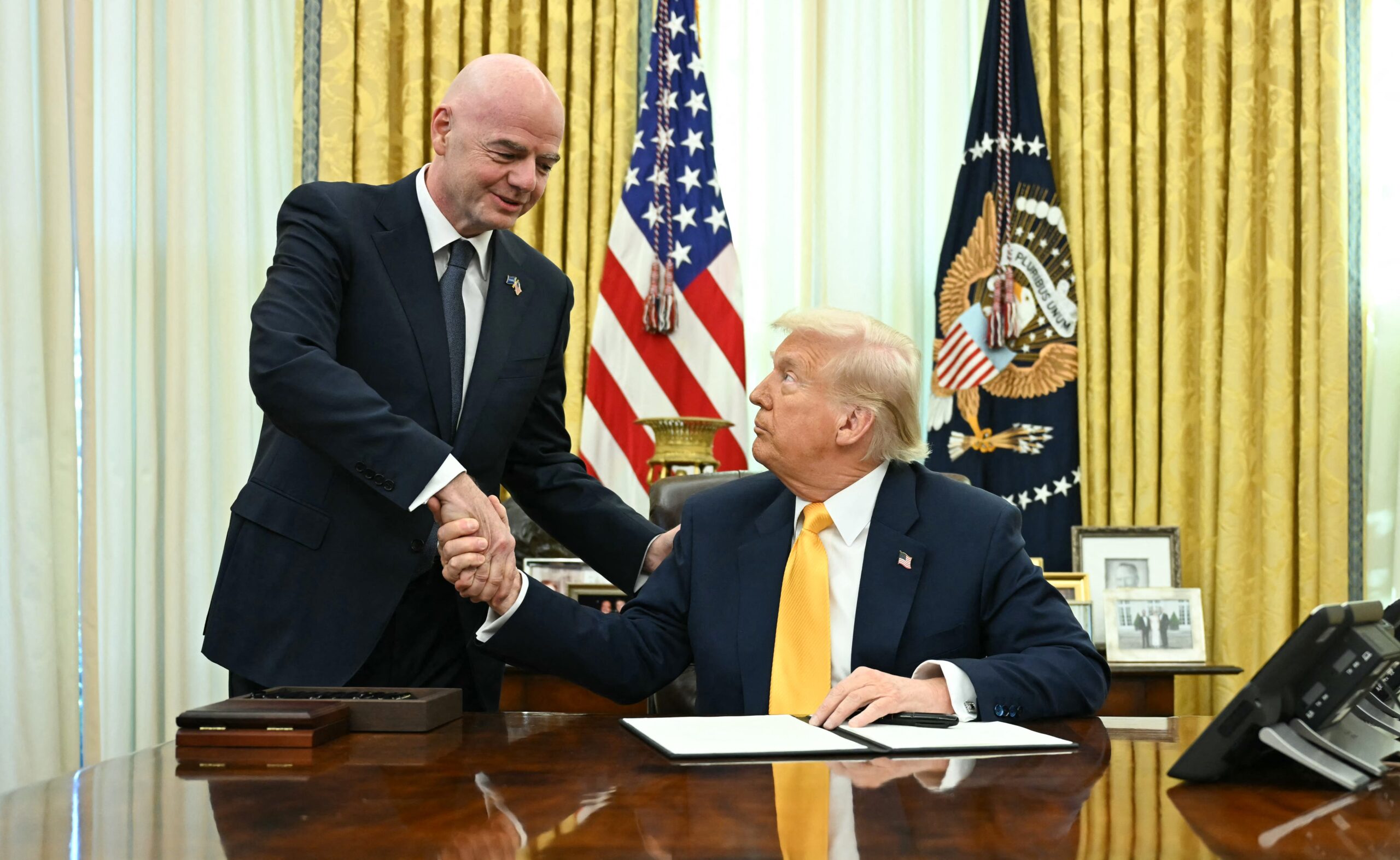 2026 World Cup, Donald Trump, US-Canada trade tensions, US-Mexico trade tensions, FIFA, Gianni Infantino, North American trade pact, reciprocal tariffs, World Cup task force, 48-team tournament
