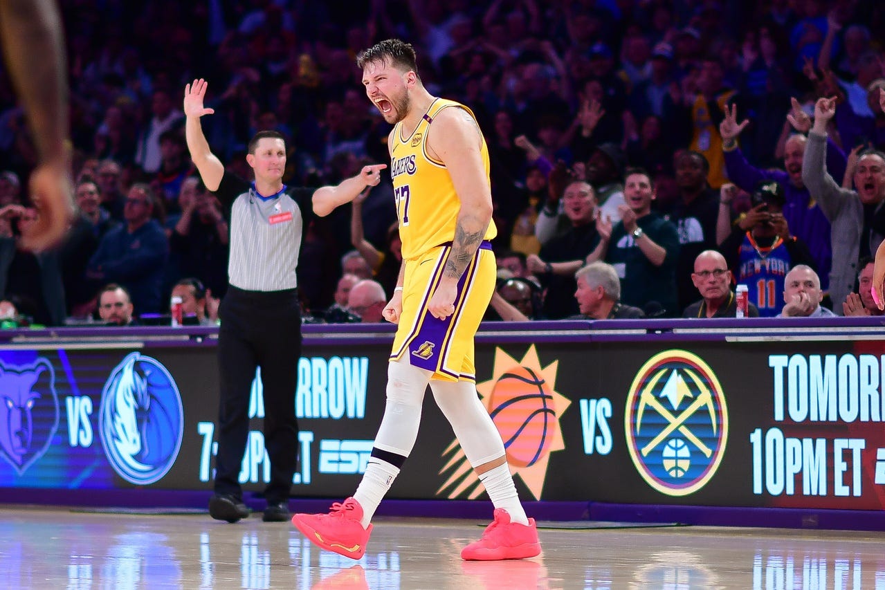 Luka Dončić, Los Angeles Lakers, Boston Celtics, NBA Finals, Mavericks, injury report, game recap, Brooklyn Nets, Spectrum SportsNet, YES Network
