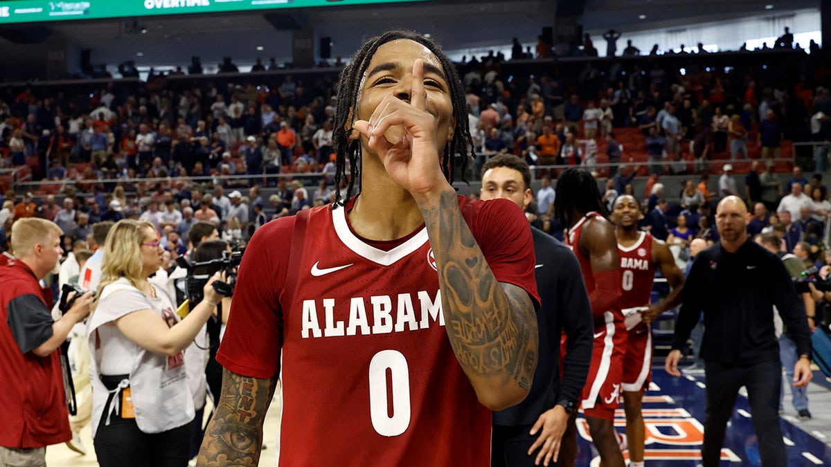 NCAA tournament, March Madness, Alabama Crimson Tide, Auburn Tigers, Mark Sears, Dick Vitale, college basketball, SEC Tournament, Johni Broome, Livvy Dunne, Fox News Sports
