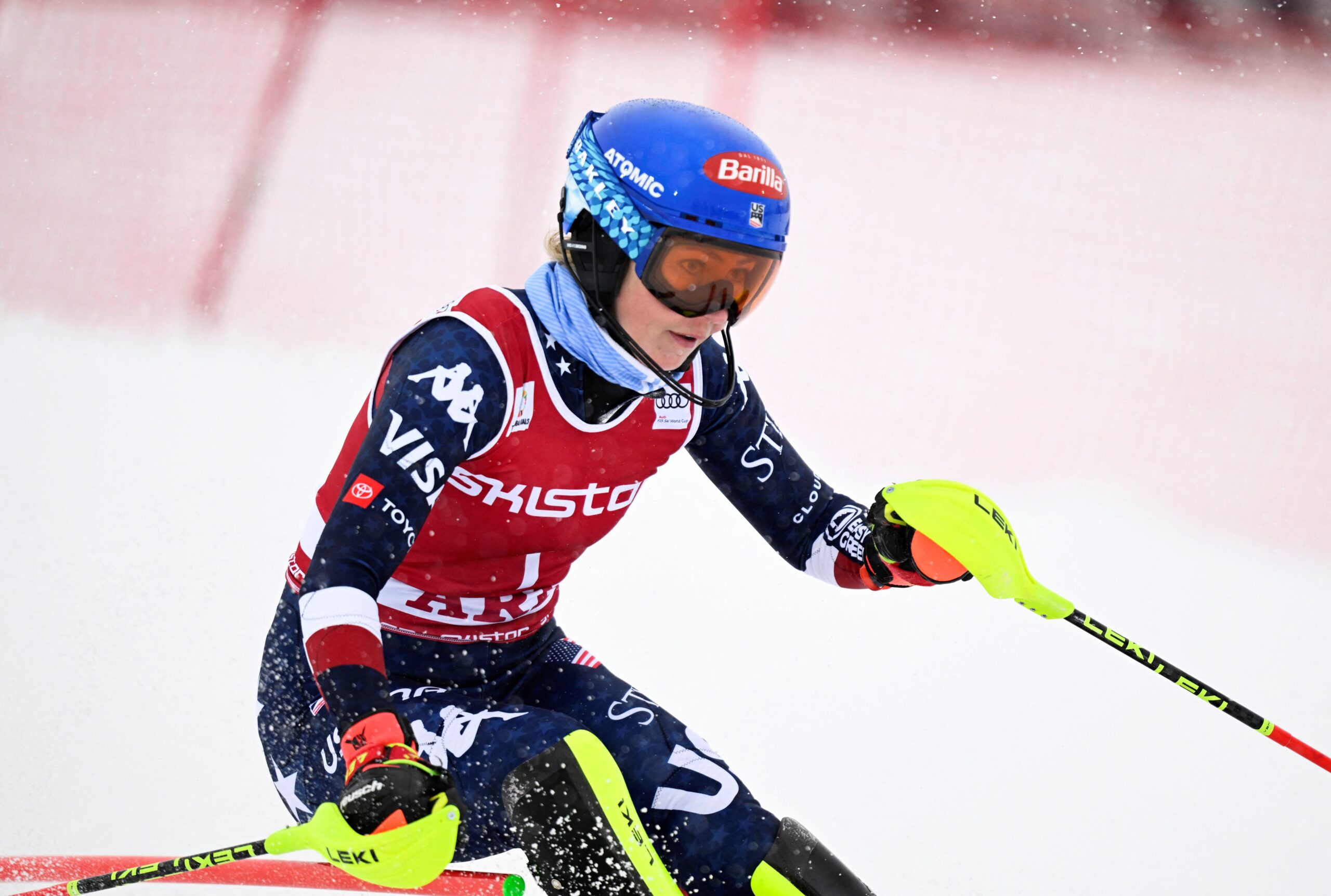 Mikaela Shiffrin, World Cup, skiing, slalom, record, Ingemar Stenmark, podium, 156th podium, Are, Sweden, Katharina Truppe, Katharina Liensberger, Lena Duerr, injury, oblique muscle, Killington, Vermont, Sun Valley, Idaho, World Cup finals
