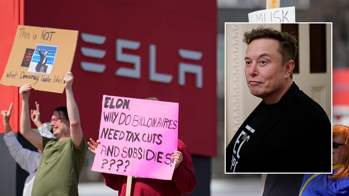 Elon Musk, Tesla, protests, George Soros, Reid Hoffman, ActBlue, vandalism, DOGE, Indivisible, Democratic Socialists of America, campaign finance, illegal donations, Tesla dealerships, charging stations, Molotov cocktails, threats, Rep. Anna Paulina Luna, Elon Musk controversy, Tesla vandalism, political funding, left-wing groups, right-wing response
