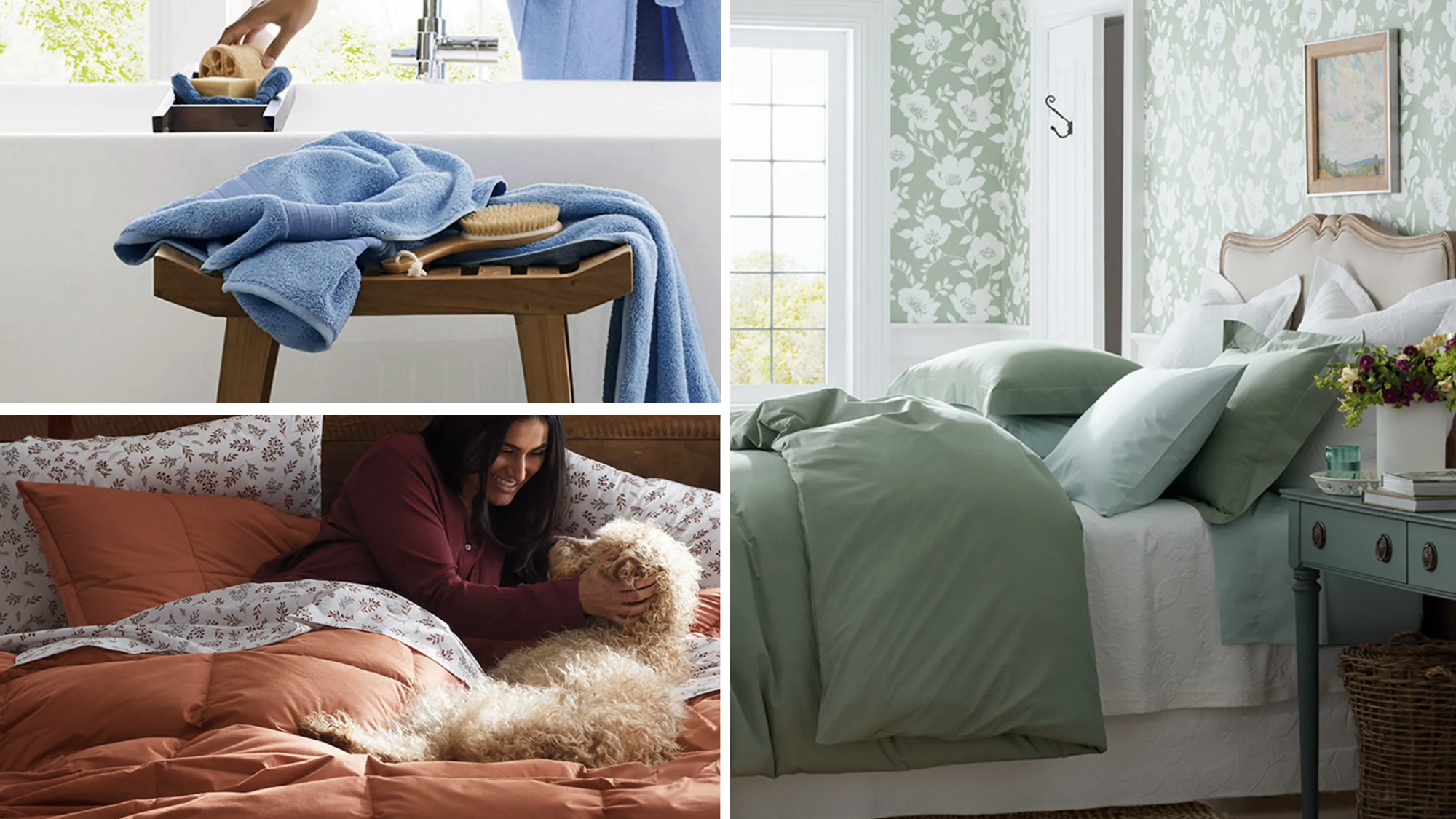 Sleep Week, Sleep Week 2025, The Company Store, Friends & Family Sale, bedding, sheets, blankets, comforter, bath towels, discounts, promo code, FAMILY25, Cotton Classic Cool Cotton Percale Bed Sheet Set, Essentials Classic Down Alternative Comforter, sleep essentials, sleep awareness, National Sleep Foundation
