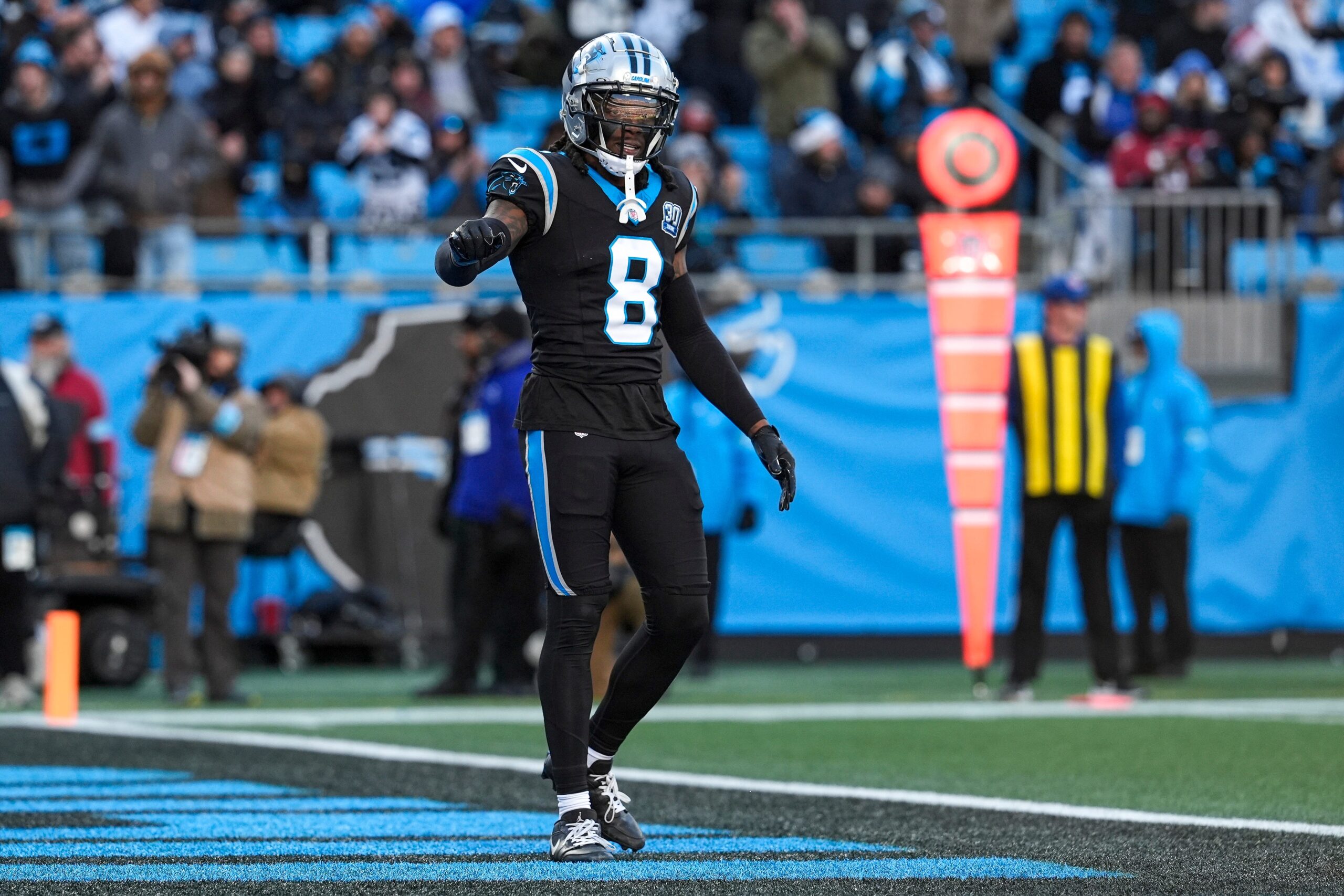 Jaycee Horn, Carolina Panthers, NFL, cornerback, contract extension, highest-paid, NFL free agency, Ian Rapoport, Jalen Ramsey, AAV, salary, football, defensive back
