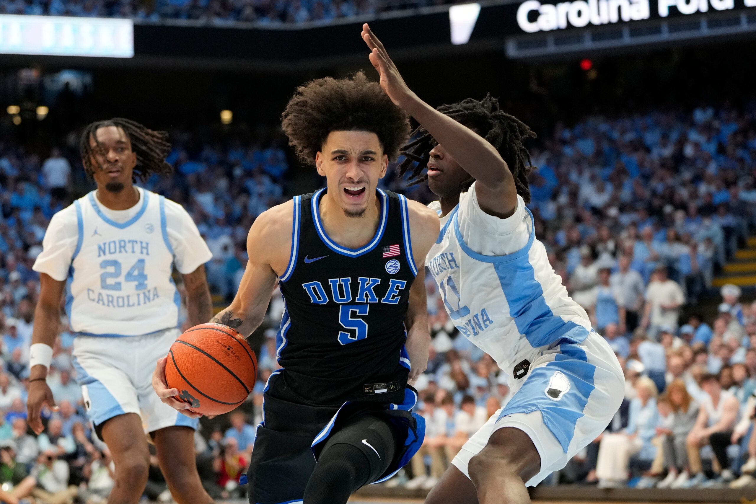 USA TODAY Sports men's basketball coaches poll, college basketball rankings, Duke No. 1, Houston basketball, Auburn basketball, Florida basketball, St. John's basketball, Michigan State basketball, Tennessee basketball, Alabama basketball, Texas Tech basketball, Clemson basketball, Texas A&M basketball, Michigan basketball, Illinois basketball, NCAA bracket, conference championship week
