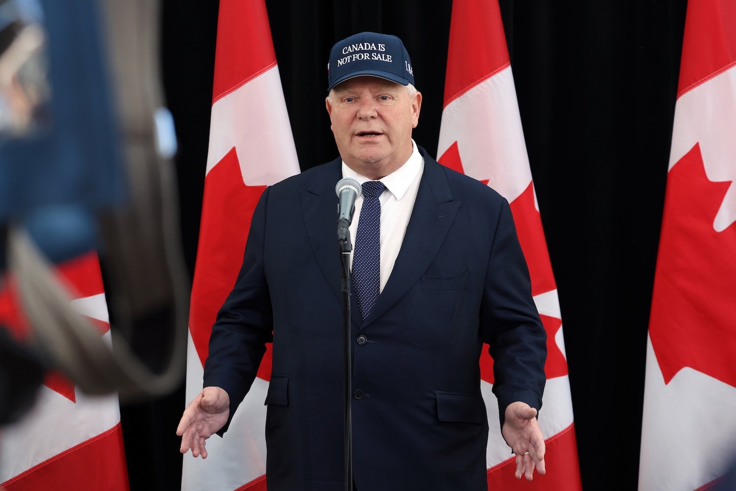 Ontario tariff, Doug Ford, Donald Trump, Canada-US trade, electricity tariff, USMCA, trade war, economic coercion, Canadian economy, American businesses, stock market, fentanyl, national security, US-Canada relations
