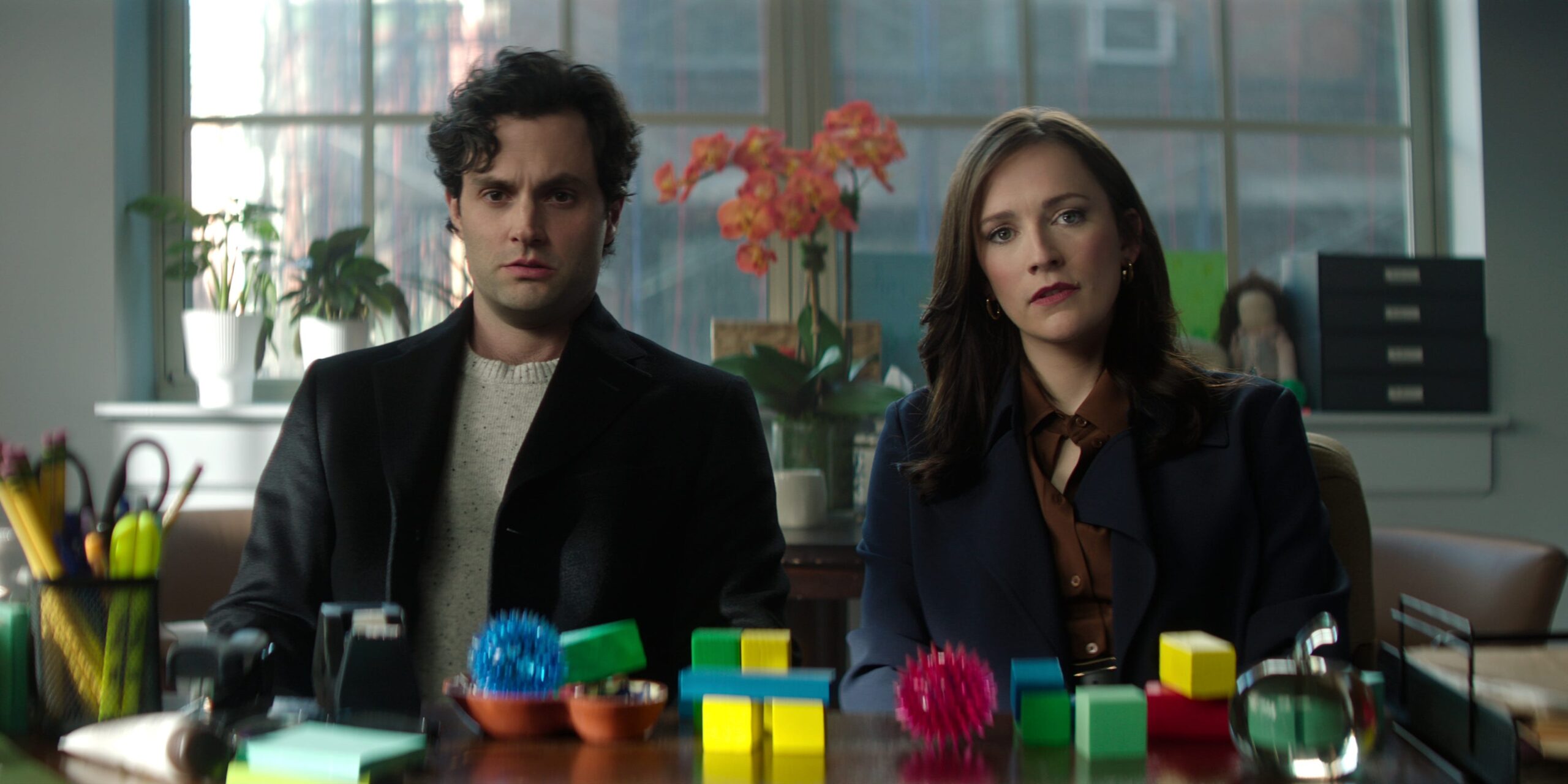 You, Netflix, Joe Goldberg, Penn Badgley, season 5, final season, trailer, Cardi B, romantic thriller, psychological thriller, stalking, love-bombing, manipulation, toxic masculinity, Kelly Lawler, USA TODAY, April 24, Netflix release date, series finale, meta, review, New York City, London, Kate, Charlotte Ritchie, happily ever after, murder, slasher, skeletons in the closet
