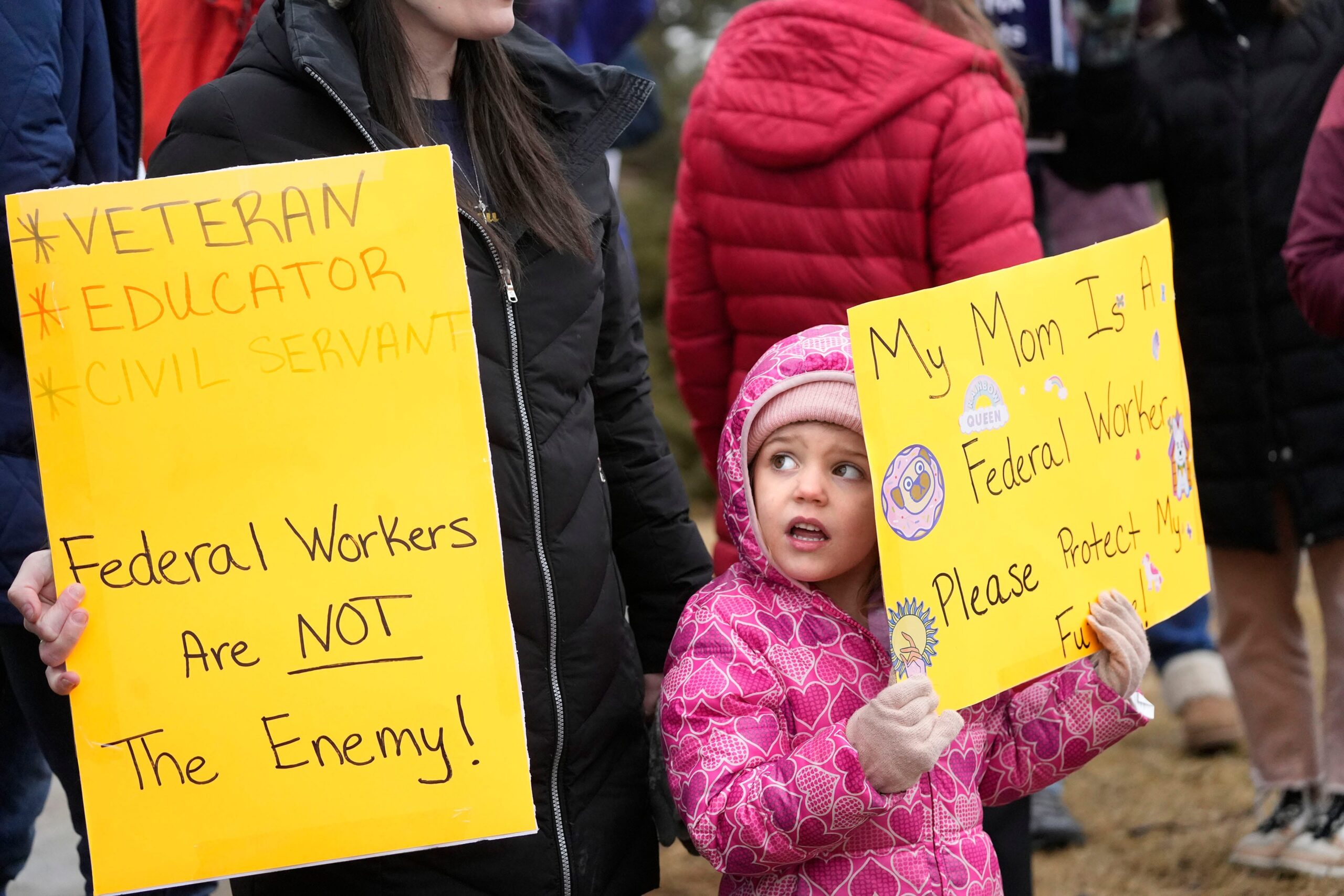 Donald Trump, federal workforce, layoffs, Elon Musk, Department Of Government Efficiency, DOGE, civil servants, probationary workers, Senior Executive Service, Schedule F, union contracts, collective bargaining, telework, hiring freeze, Office of Personnel Management, OPM, merit-based hiring, federal employees, government downsizing
