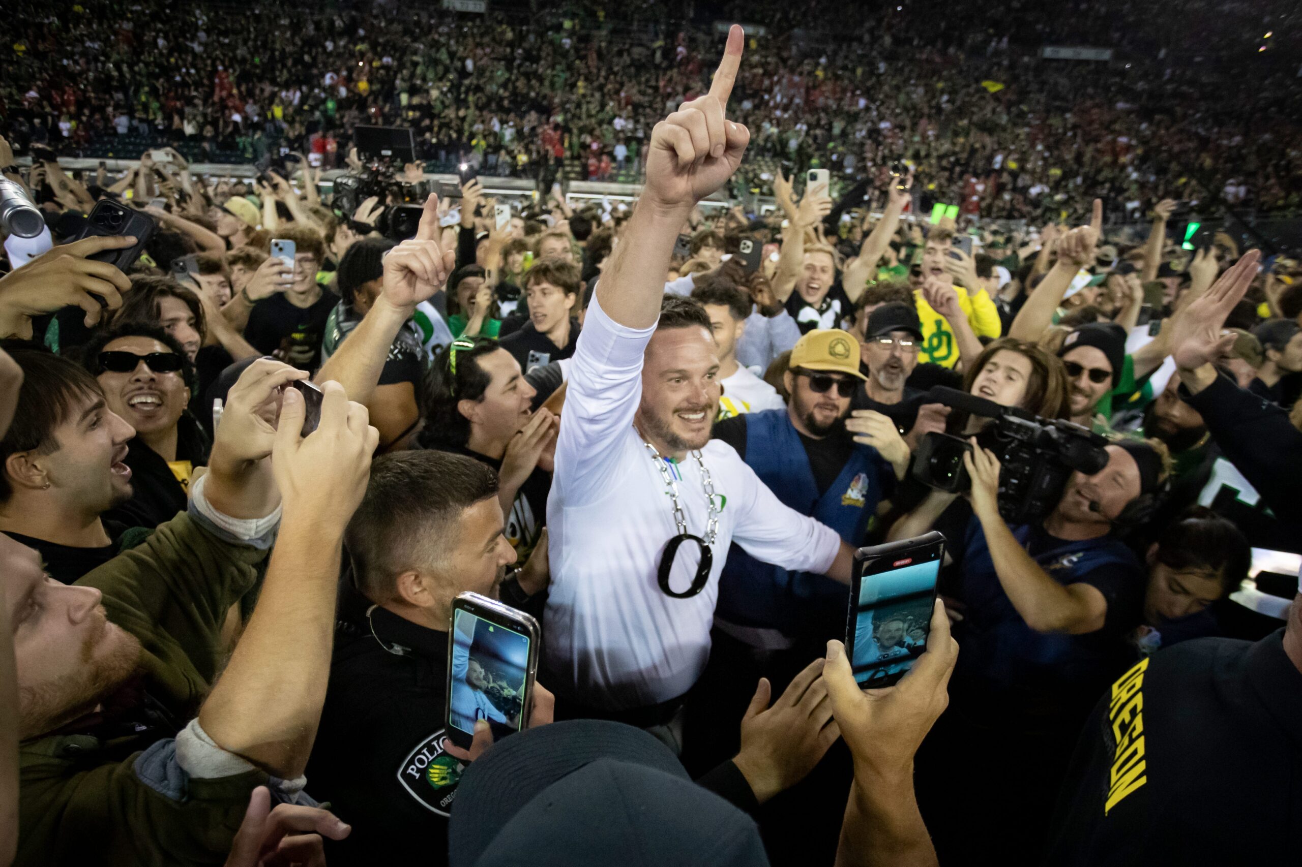 college football, revenue, NCAA, NIL, Dan Lanning, Oregon, coaching salaries, House settlement, player compensation, financial sustainability, Power Four schools, college sports economics, Matt Hayes, USA TODAY Sports Network
