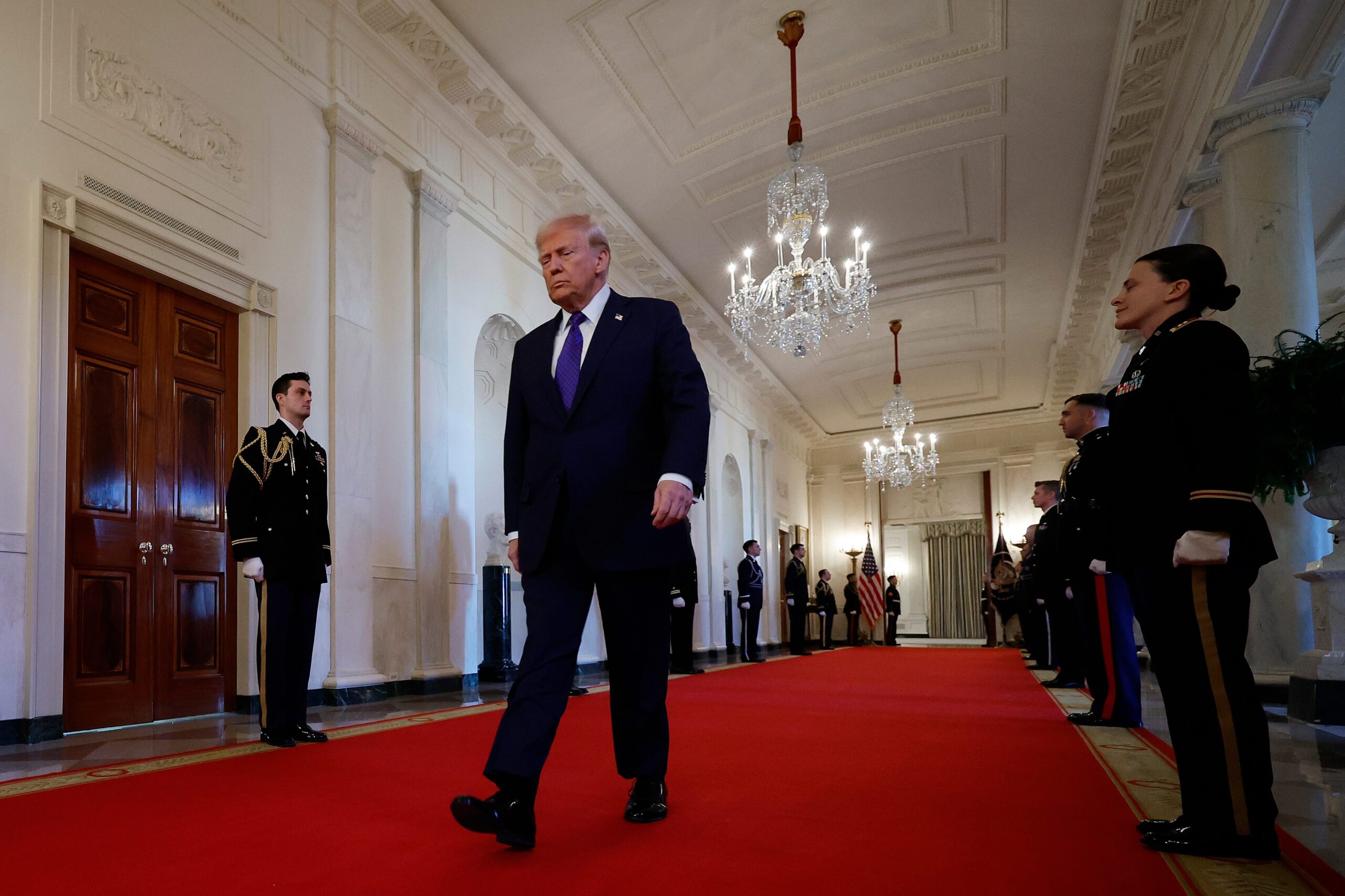 Donald Trump, federal employees, mass firings, layoffs, reduction in force, government downsizing, Elon Musk, Department Of Government Efficiency, Schedule F, hiring freeze, buyouts, unions, lawsuits, administrative leave, probationary employees, National Park Service, U.S. Department of Agriculture, Veterans Affairs, Internal Revenue Service, National Institutes of Health, United States Agency for International Development, Consumer Financial Protection Bureau, Department of Education, Merit Systems Protection Board, Federal Labor Relations Authority, Office of Personnel Management, U.S. District Court, agency reorganization, terminations, federal workforce, government reform
