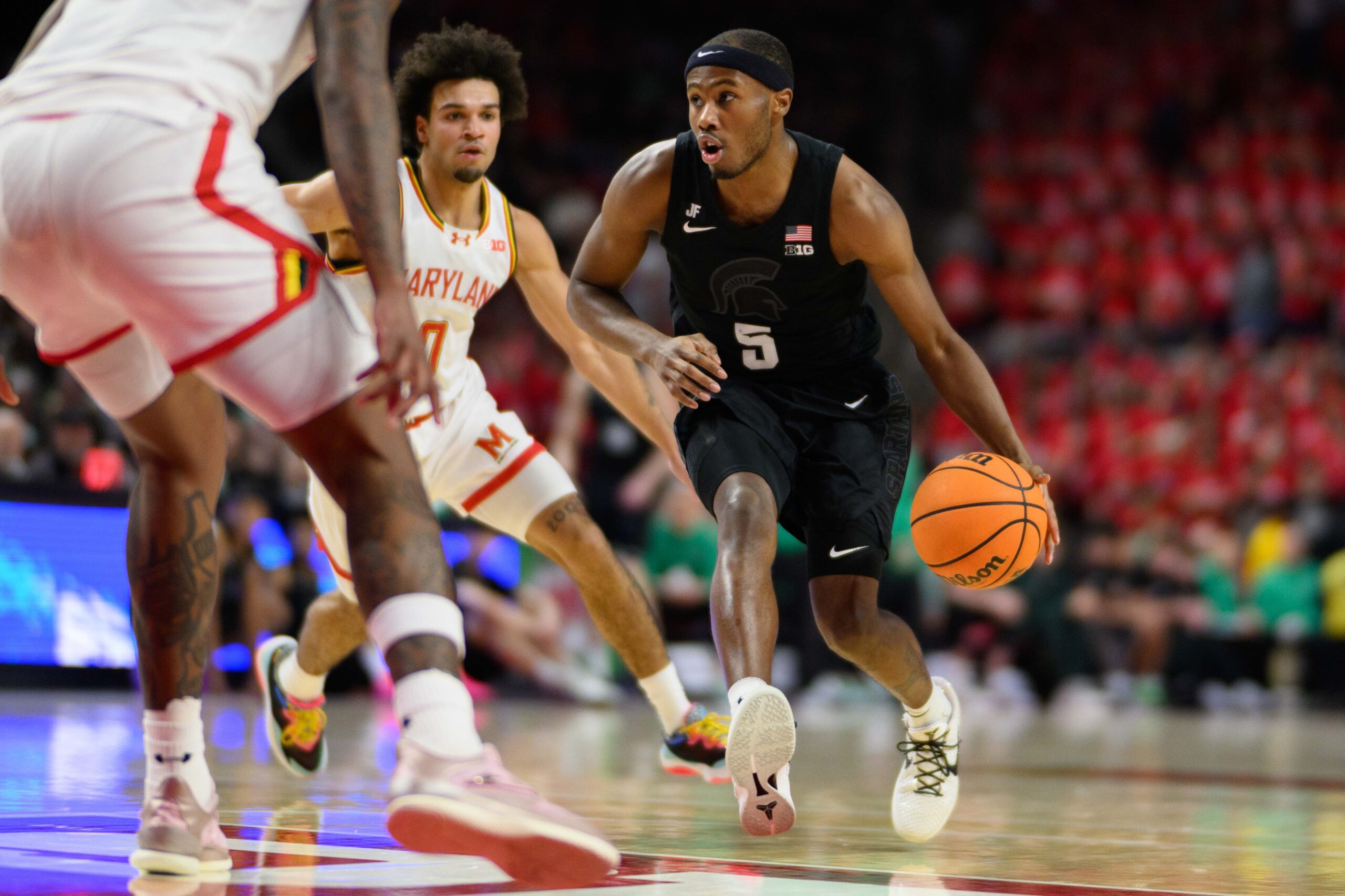 Big Ten tournament, Michigan State basketball, Maryland basketball, Wisconsin basketball, NCAA tournament, college basketball, bracketology, Tim Izzo, Braden Smith, Vladislav Goldin, Derik Queen, John Tonje, Dylan Harper, Indiana basketball, Ohio State basketball

