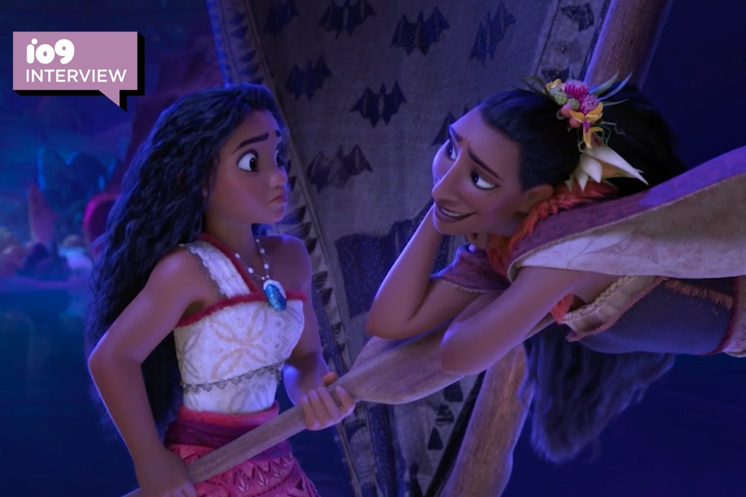 Moana 2, Matangi, Get Lost, Disney villain song, Awhimai Fraser, Abigail Barlow, Emily Bear, Barlow & Bear, Disney+, Moana 3, Wayfinders, movie review, soundtrack, new character, music, interviews, voice actress
