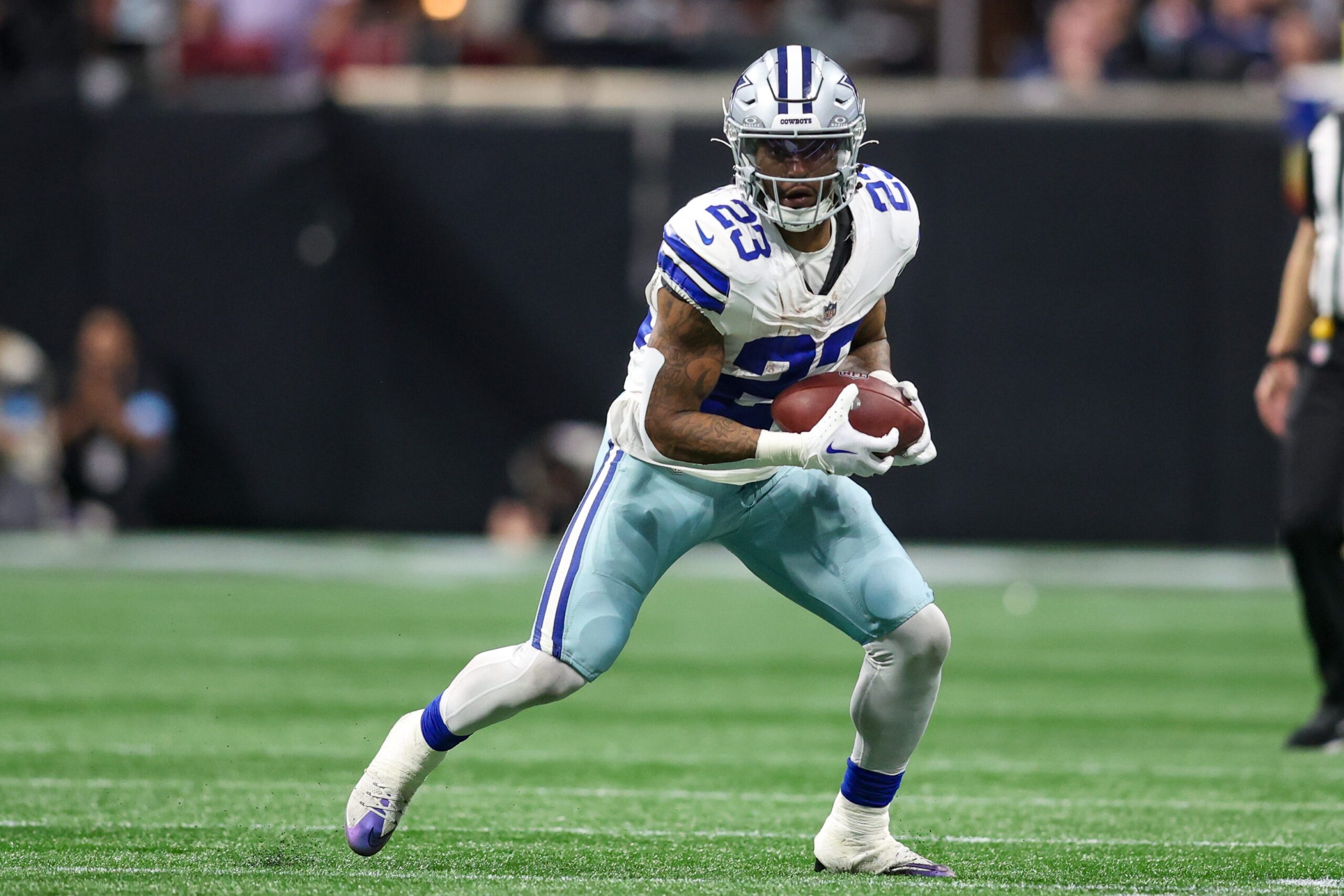 Carolina Panthers, running backs, Chuba Hubbard, Rico Dowdle, Jonathan Brooks, NFL, football, Dave Canales, backfield, injury, ACL, depth chart, free agency, 2025 season, committee approach

