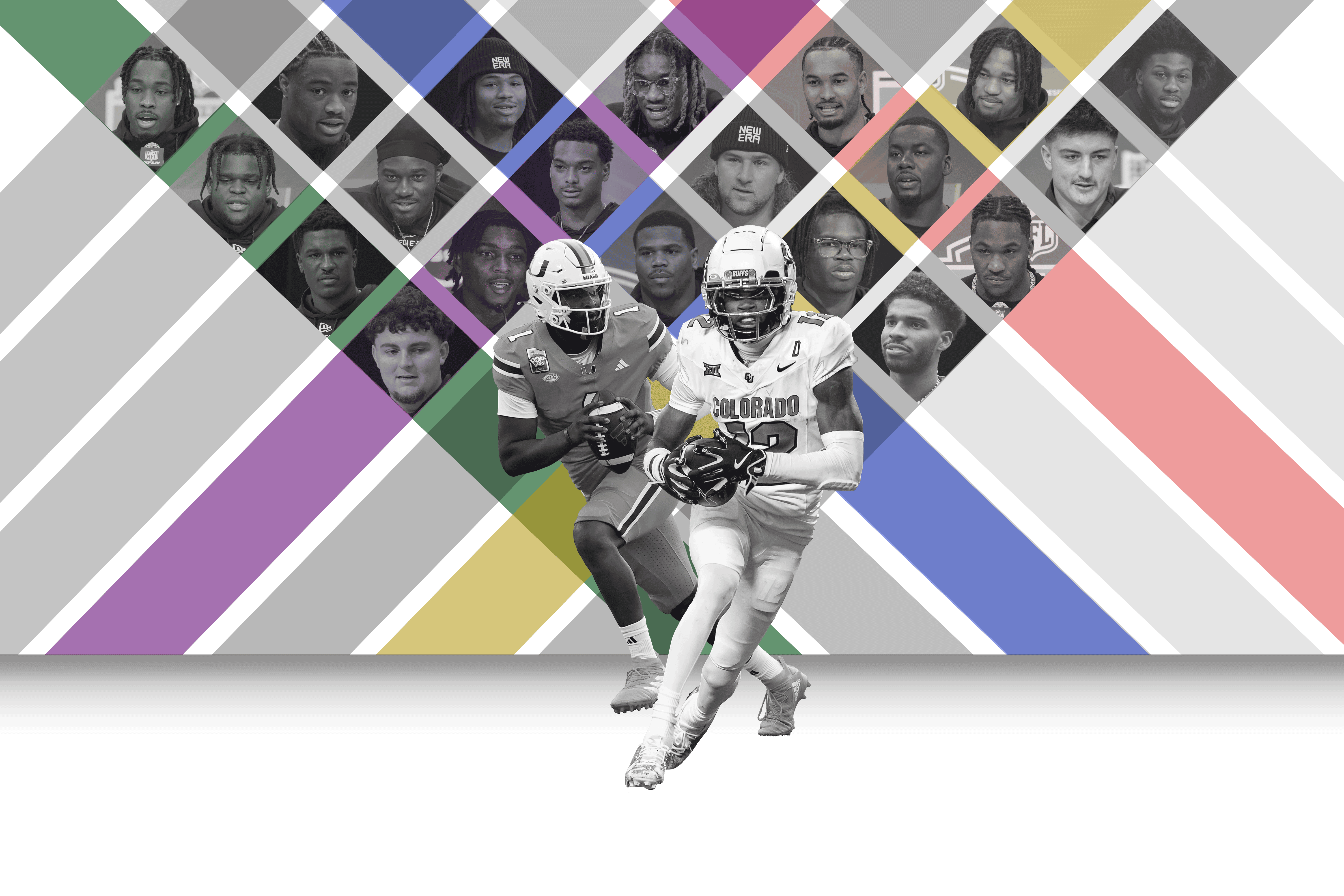 NFL mock draft, 2025 NFL Draft, NFL Draft predictions, NFL Draft analysis, top NFL Draft prospects, Cam Ward, Travis Hunter, Abdul Carter, NFL team needs, quarterback, wide receiver, edge rusher, offensive tackle, cornerback, safety, defensive tackle, NFL Draft, mock draft, team needs, player rankings.
