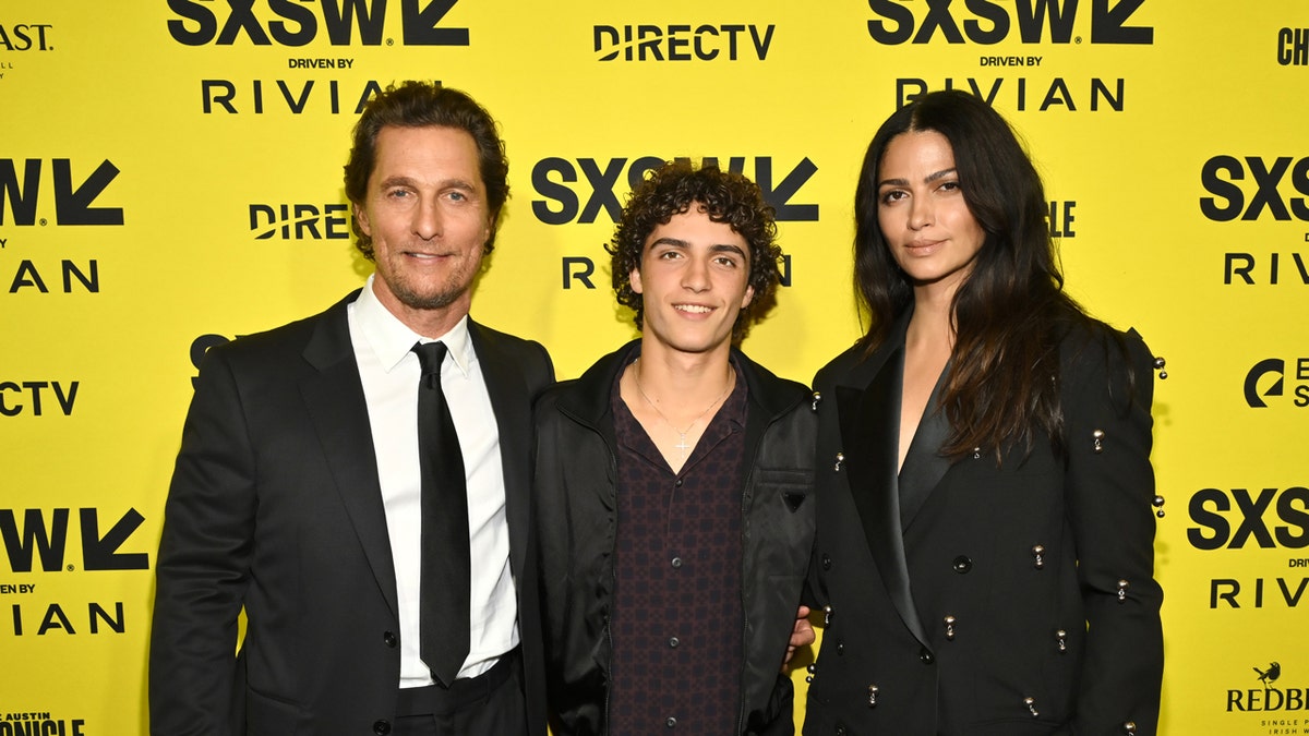 Matthew McConaughey, Levi McConaughey, Camila Alves McConaughey, The Rivals of Amziah King, Way of the Warrior Kid, acting advice, celebrity kids, Hollywood career, movie star, Texas, family values, SXSW Film Festival, Chris Pratt, Linda Cardellini, Jude Hill
