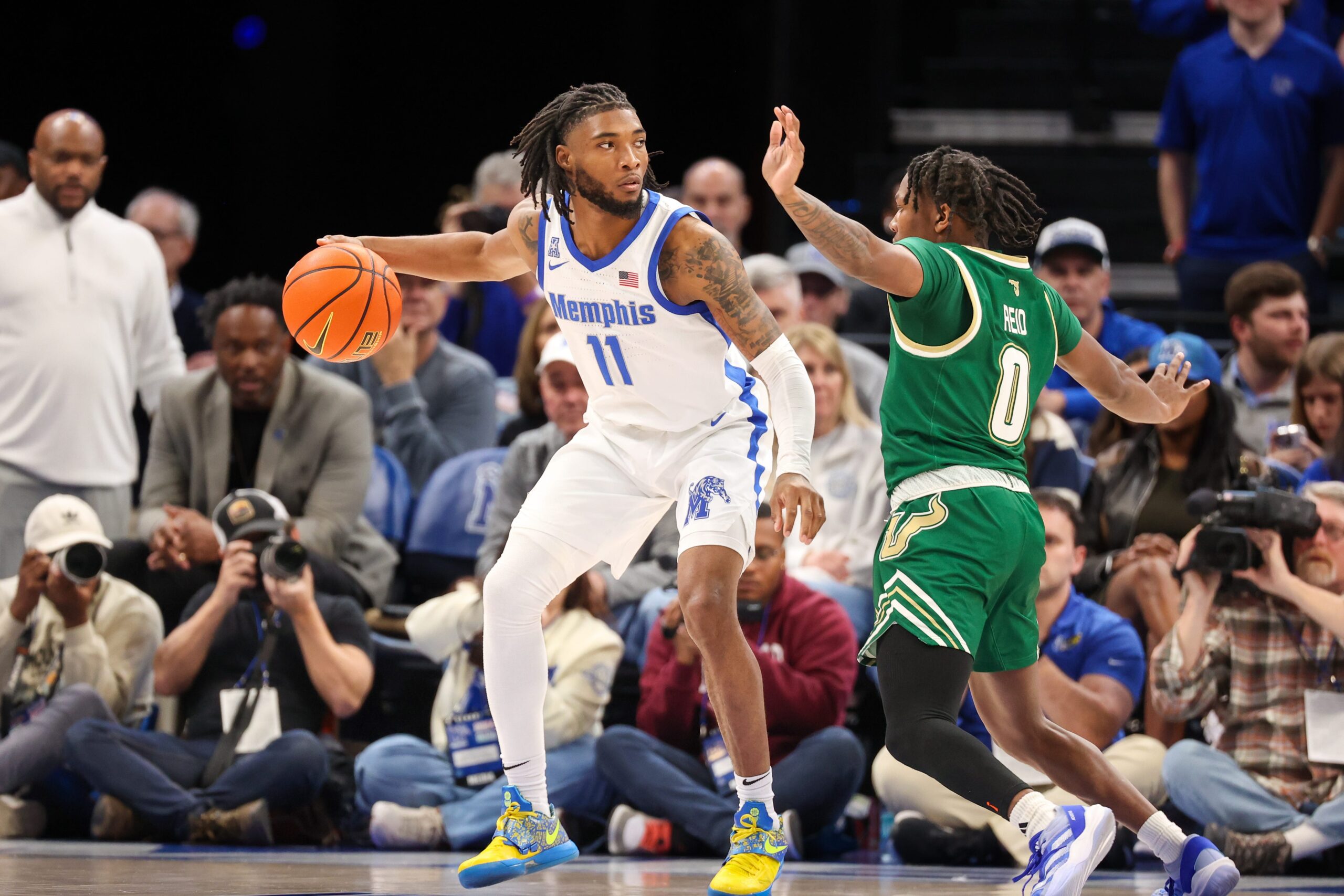 American Athletic Conference Tournament, AAC Tournament, Memphis Tigers, Penny Hardaway, North Texas Mean Green, Alabama-Birmingham Blazers, NCAA Tournament, March Madness, College Basketball, PJ Haggerty, Yaxel Lendenborg, Quincy Ballard, Atin Wright, Rowan Brumbaugh, Tournament Preview, Bracket, Predictions, Seeds, Bubble Teams
