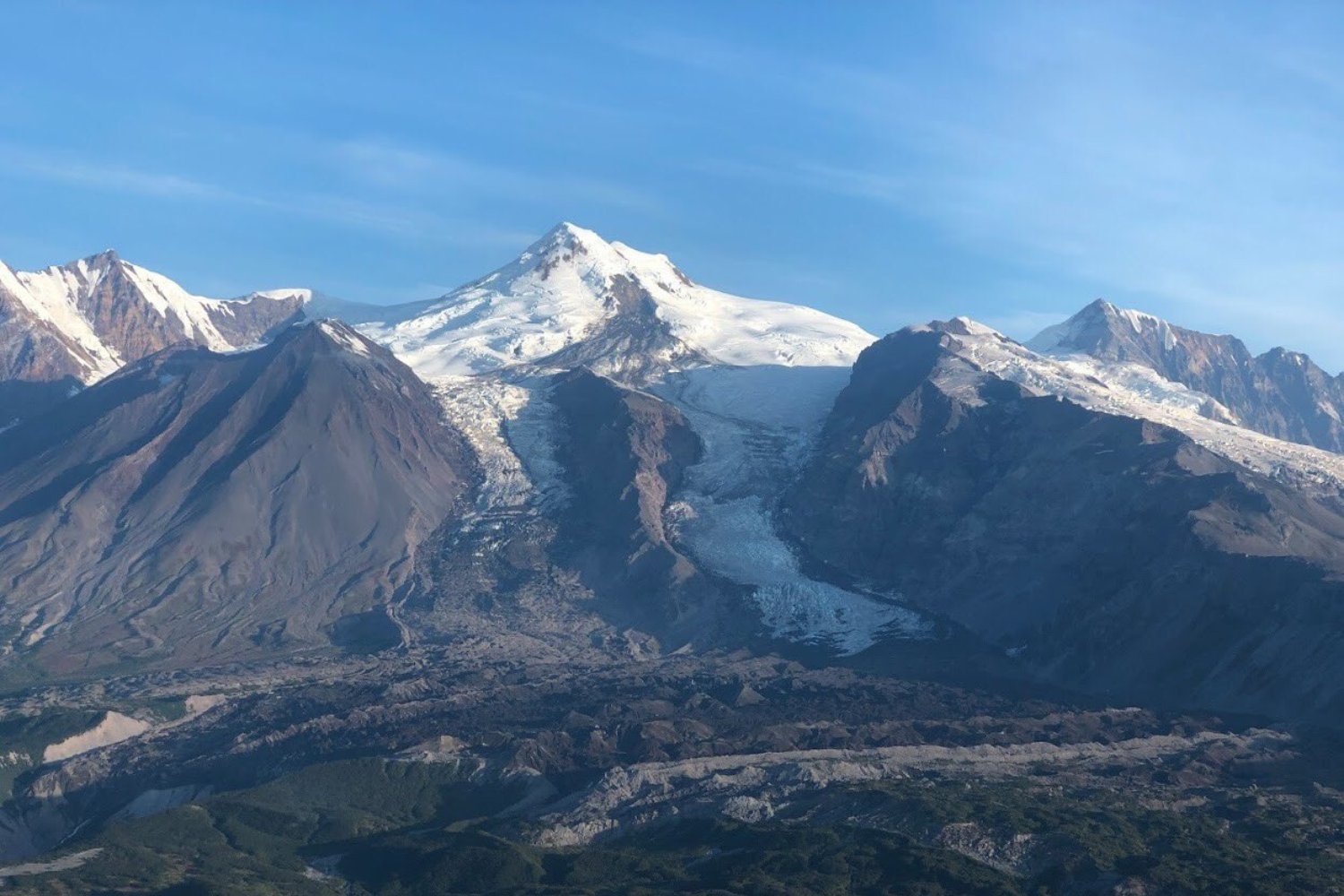 Mount Spurr, volcano eruption, Alaska Volcano Observatory, AVO, volcanic unrest, earthquake activity, ground deformation, sulfur dioxide, carbon dioxide, Crater Peak, ash clouds, pyroclastic flows, lahars, volcanic tremors, eruption prediction, Alaska, USGS
