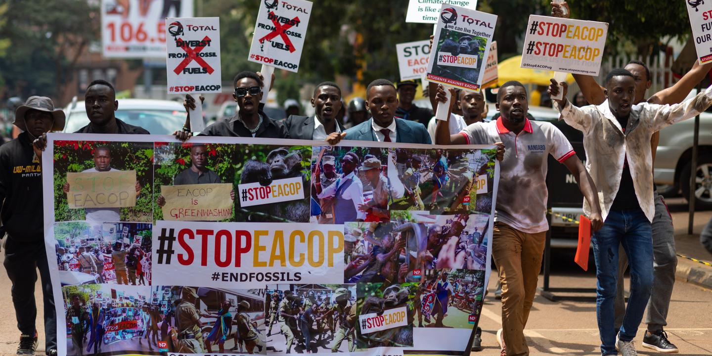 Eacop, East African Crude Oil Pipeline, TotalEnergies, Uganda, Tanzania, oil pipeline, environmental impact, human rights, climate change, court case, Africa Institute for Energy Governance, Center for Food and Adequate Living Rights, Natural Justice, Center for Strategic Litigation, Murchison Falls National Park, Lake Victoria, Tilenga, Kingfisher, oil exploitation, energy, fossil fuels, climate crisis, environmental justice, African Court of Justice, land rights, displacement, East Africa, oil drilling
